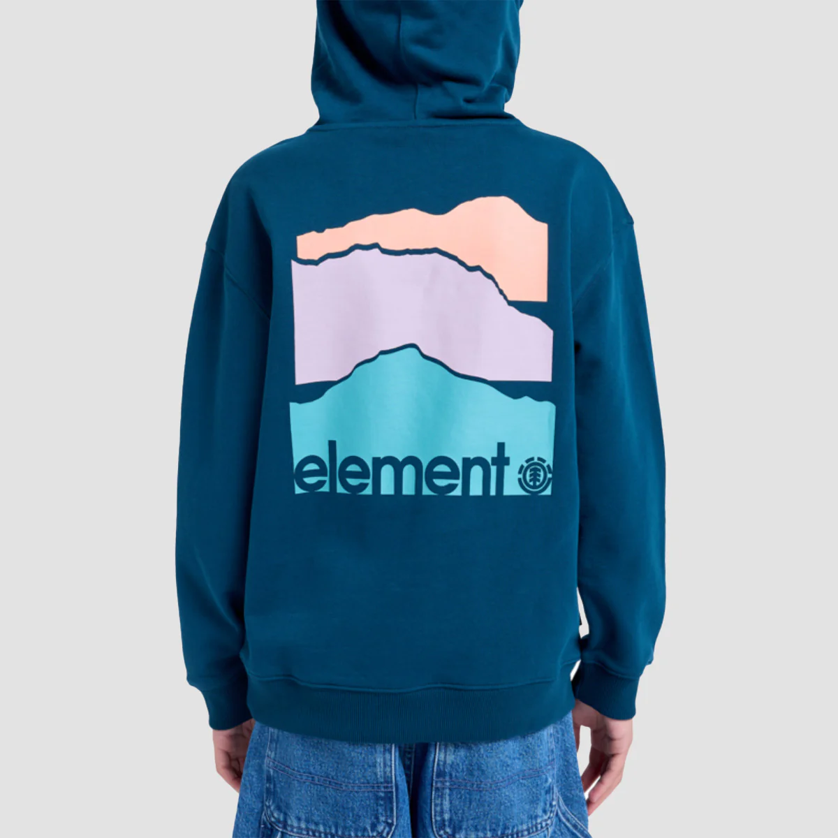 Element 3 Horizons Pullover Hoodie Reflecting Pond - Kids - Image 2