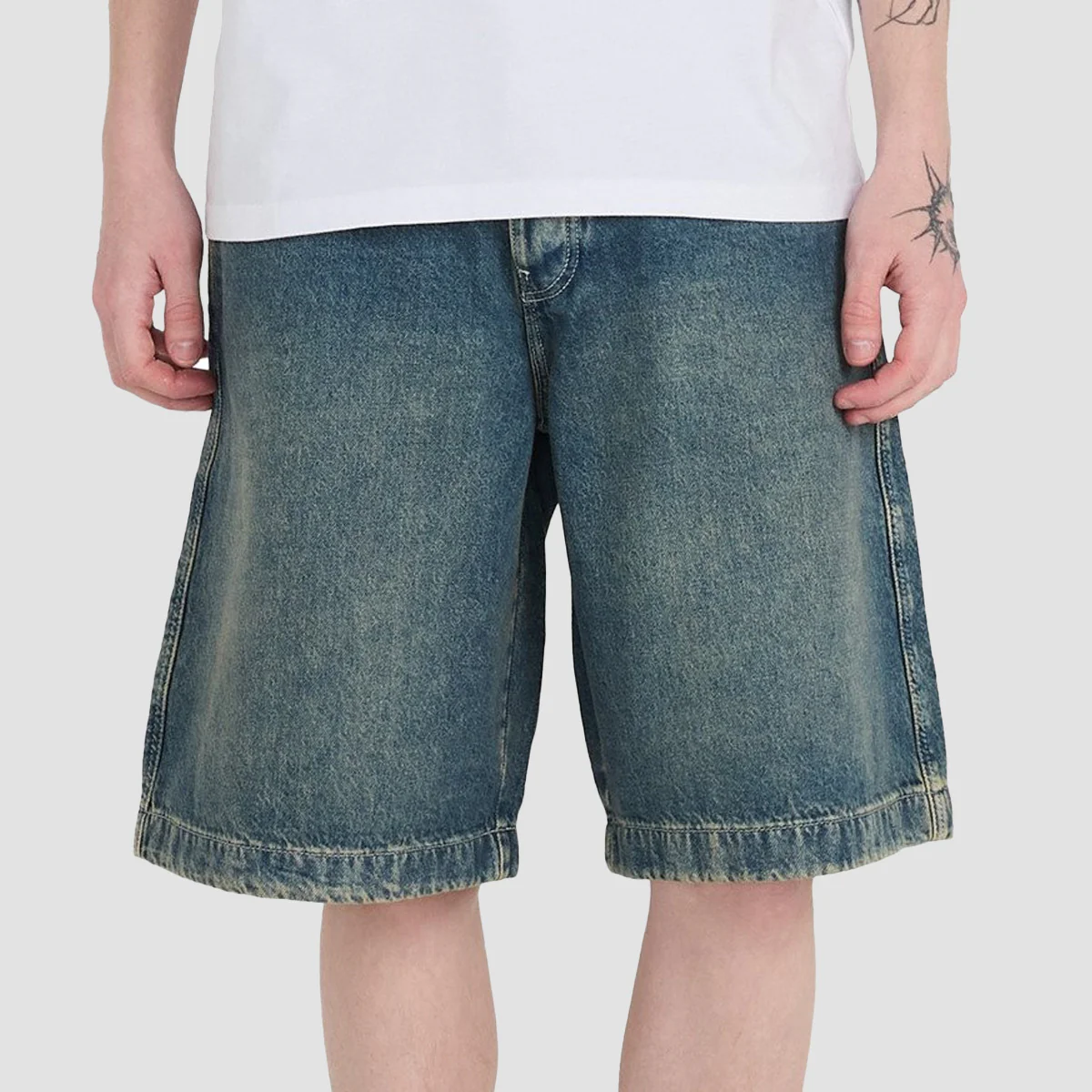 Element 5 Pocket Denim Jort Shorts Blue Tint