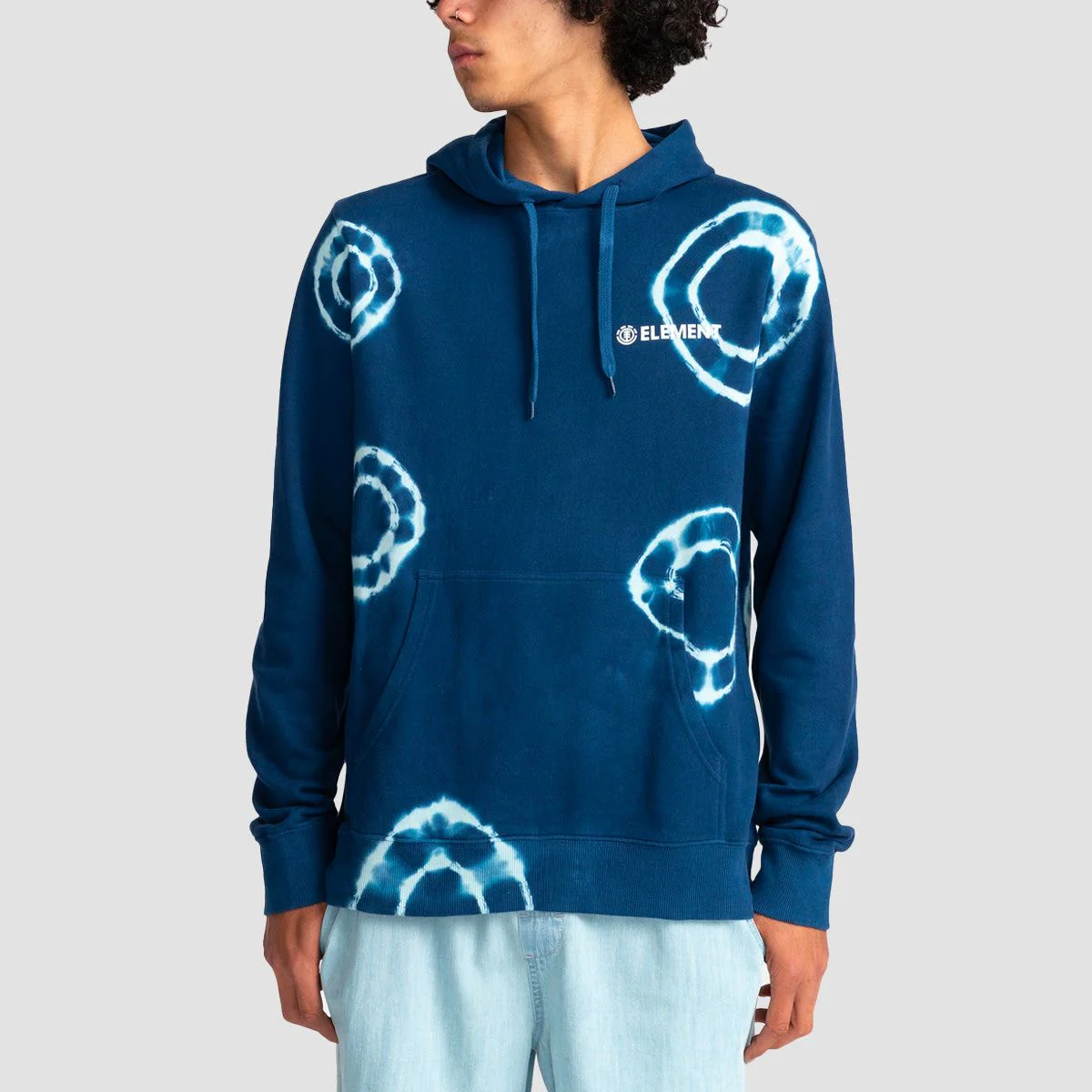 Element Blazin Chest Tie Dye Pullover Hoodie Circle Tiedye