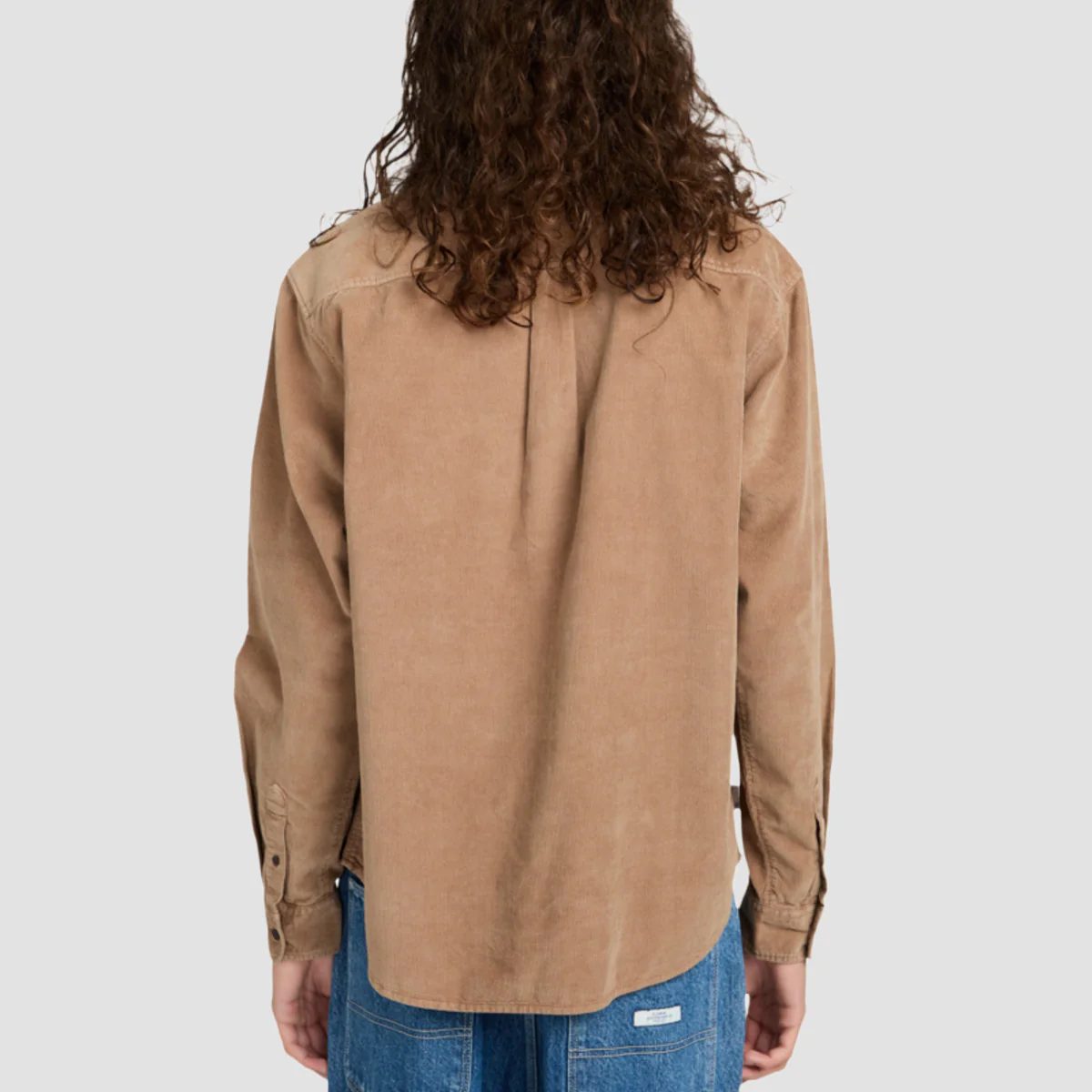 Element Button Down Corduroy Longsleeve Shirt Caribou - Image 2