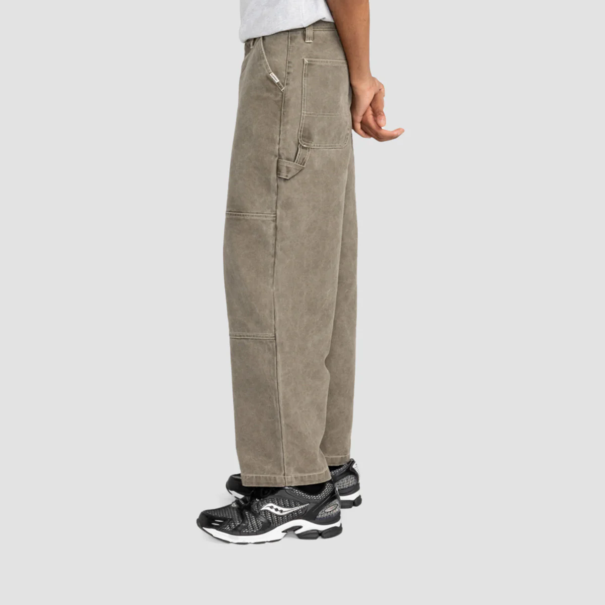 Element Carpenter Canvas Pants Stone Grey - Image 2