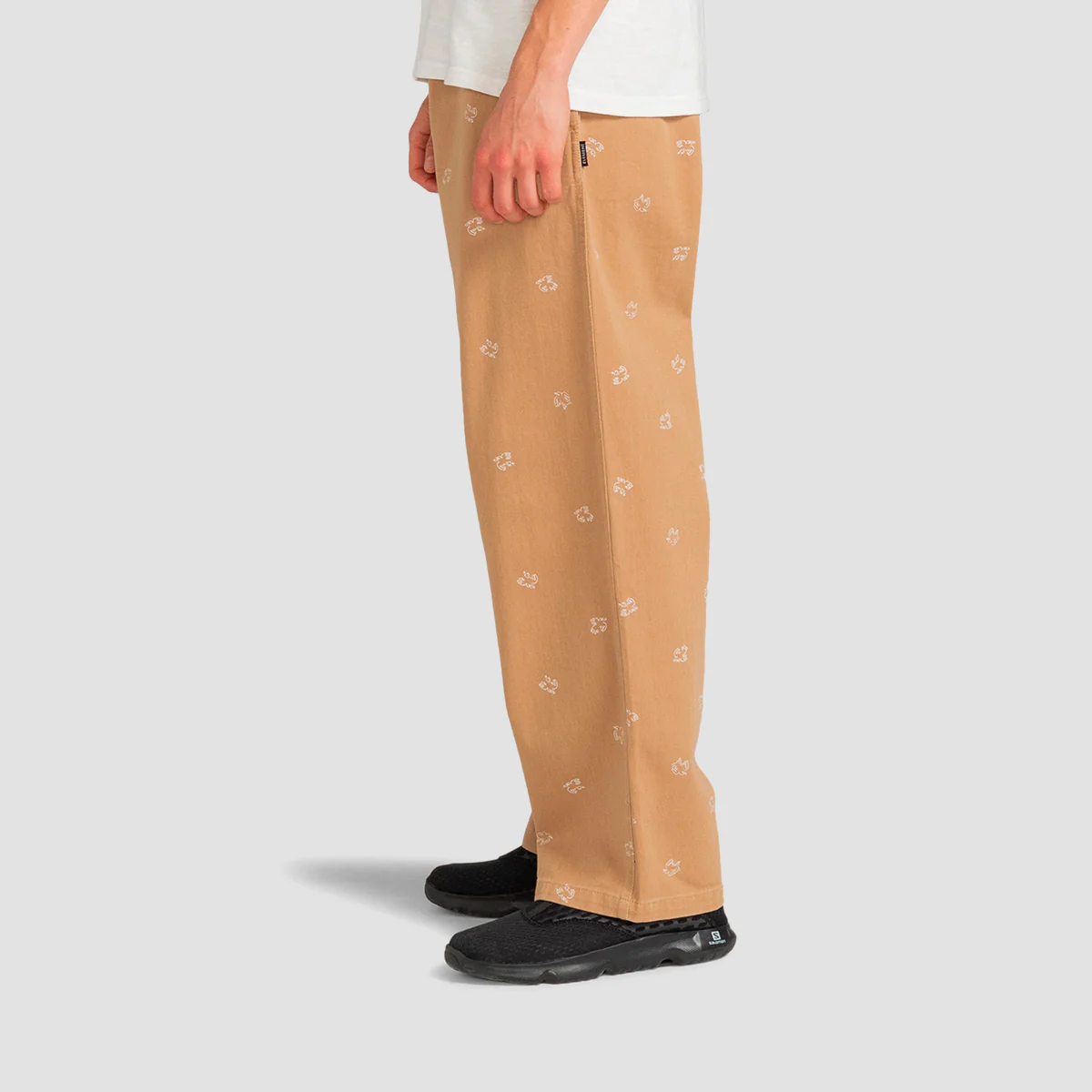 Element Chillin Twill Elasticated Pants Birds Ditsy - Image 2