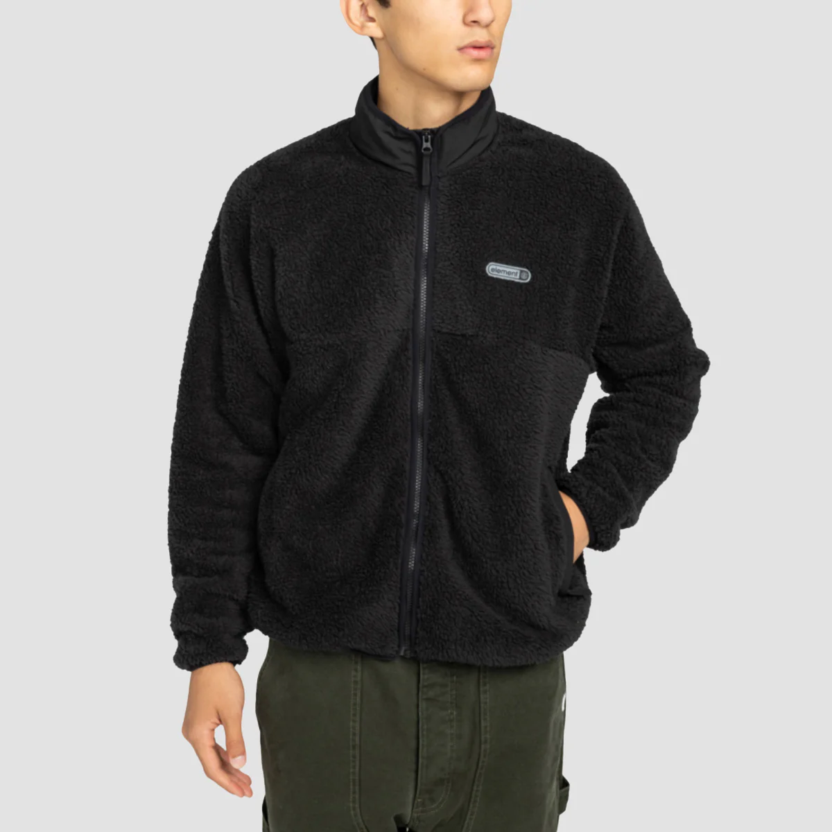 Element Classic Sherpa Fleece Jacket Flint Black
