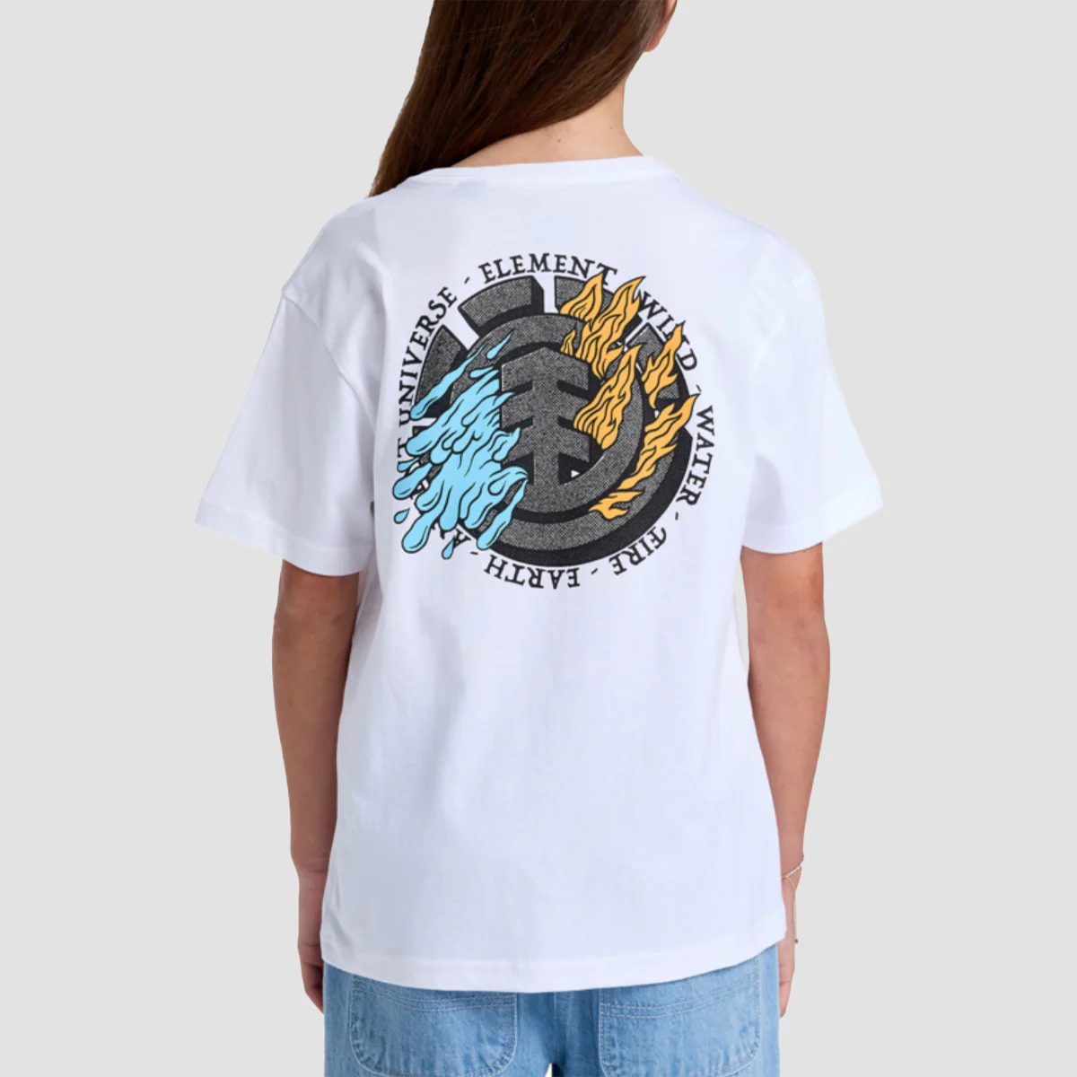 Element Firewater T-Shirt Optic White - Kids - Image 2