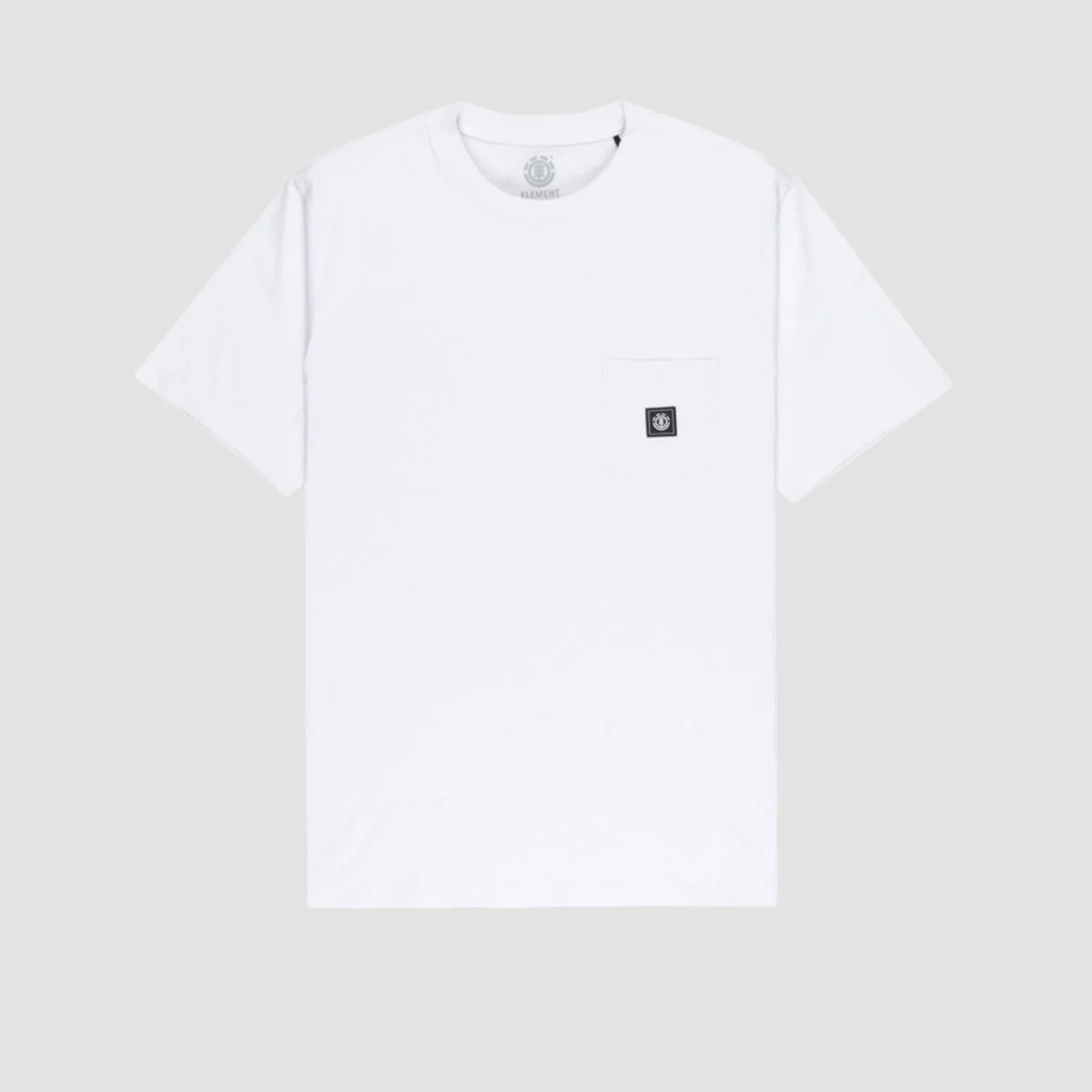 Element Icon Label Pocket T-Shirt Optic White