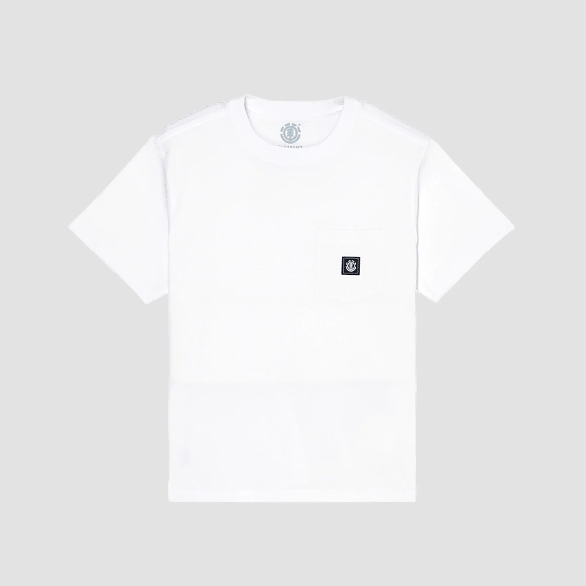 Element Icon Label Pocket T-Shirt Optic White - Kids