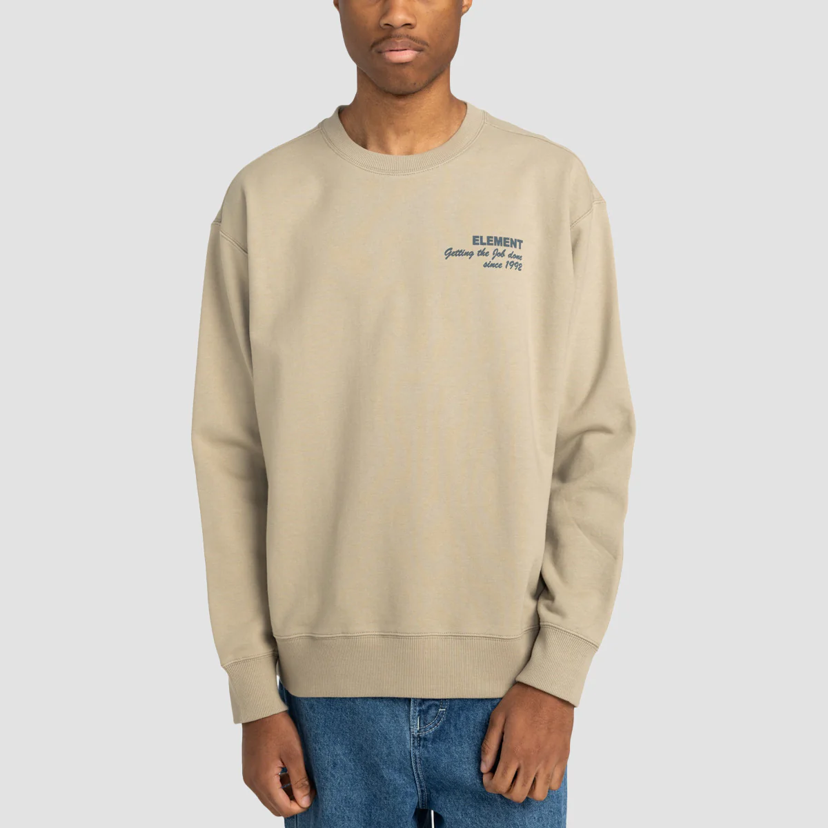 Element Job Done Crew Sweatshirt Aluminum - Image 2