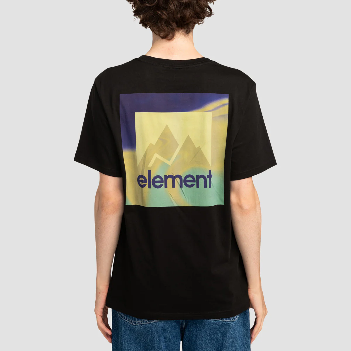 Element Joint Swirl T-Shirt Flint Black - Image 2