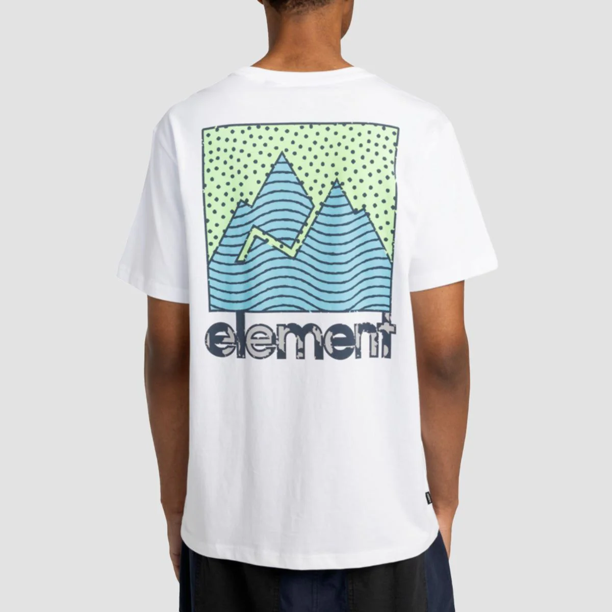Element Joint Texture T-Shirt Optic White - Image 2