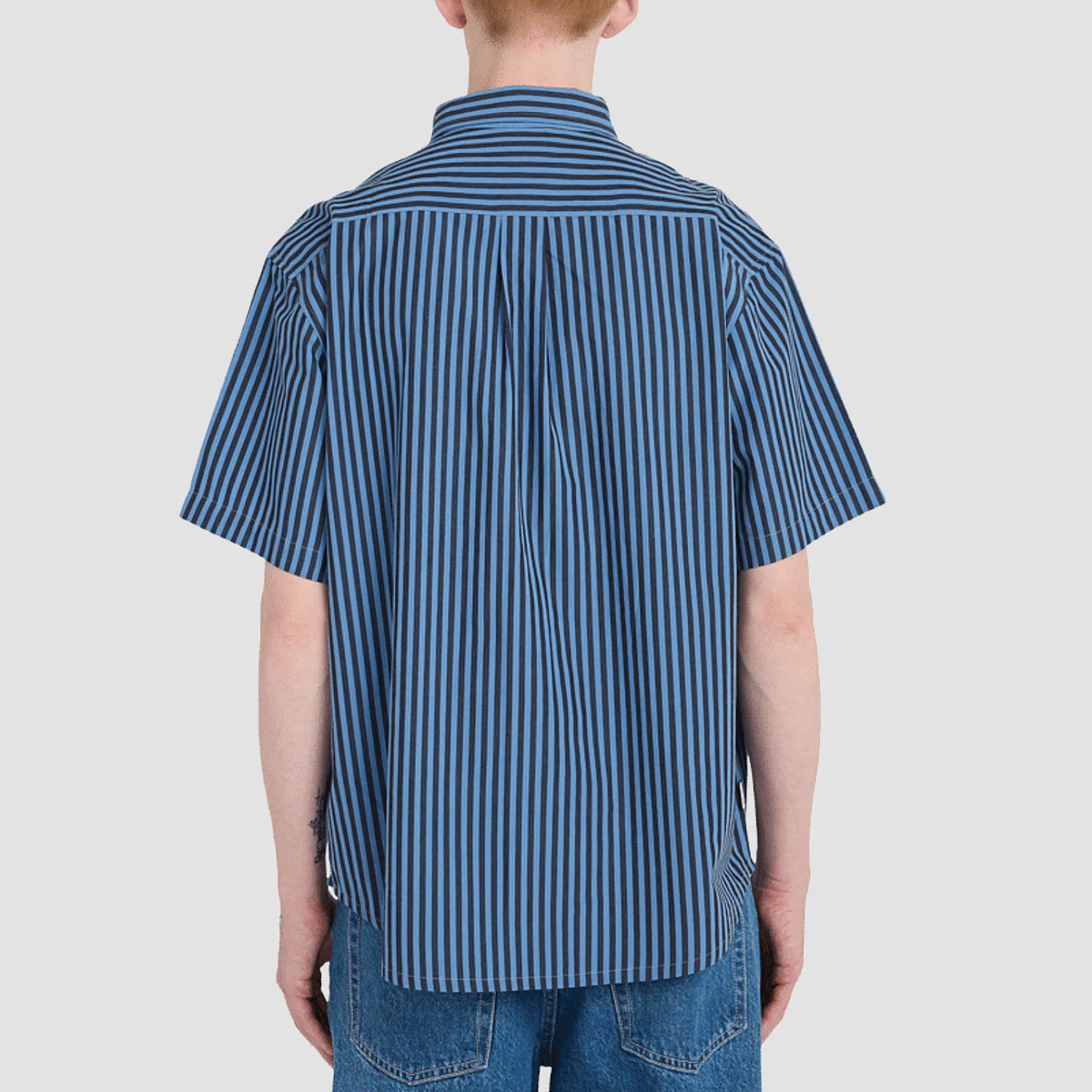 Element Regular Button Short Sleeve Shirt Riviera/Off Black - Image 2