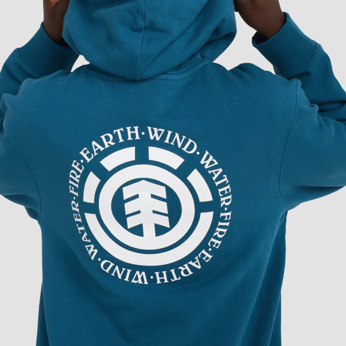 Element Seal BP Pullover Hoodie Mallard Blue - Image 3