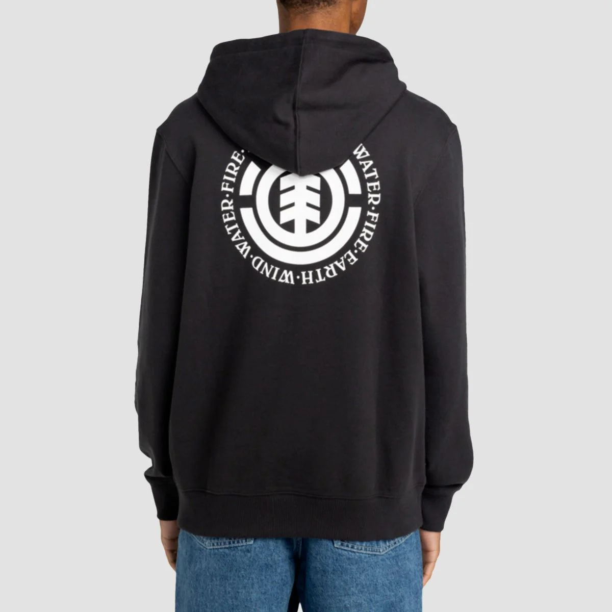 Element Seal BP Pullover Hoodie Off Black - Image 2