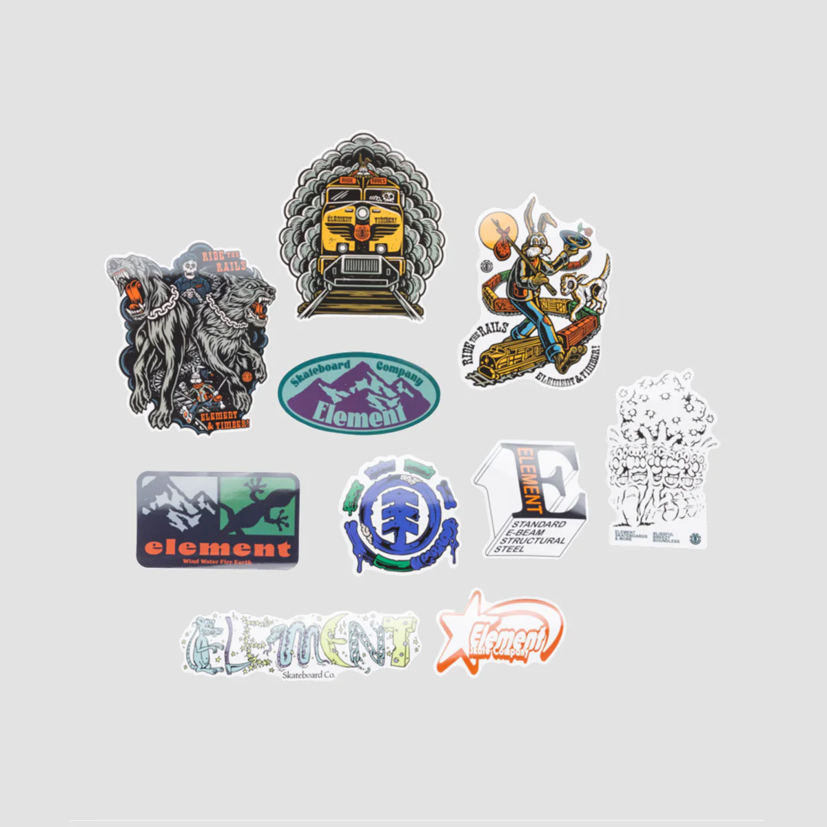 Element Seasonal Sticker 10 Pack Multicolour - Image 2