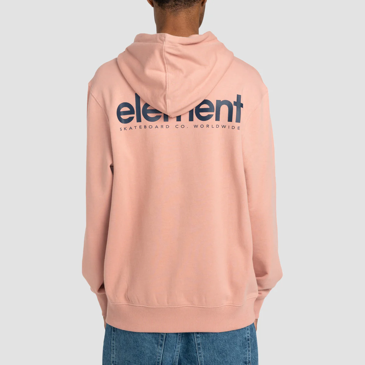 Element Simple Logo Pullover Hoodie Misty Rose - Image 2