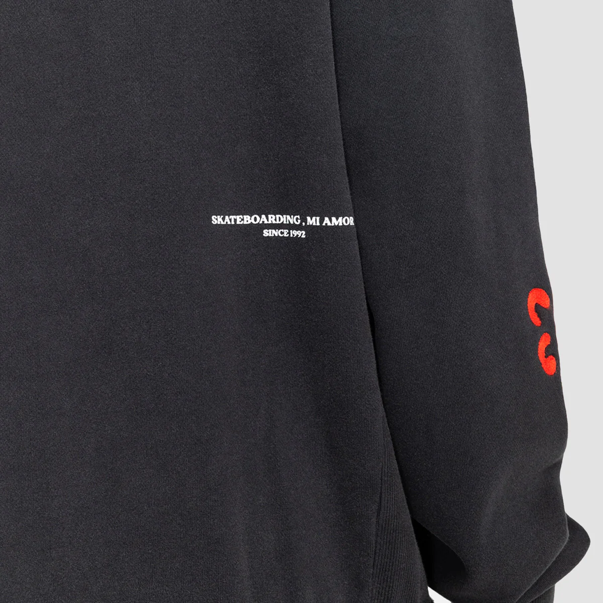Element Skateboarding Mi Amor Pullover Hoodie Flint Black - Image 3