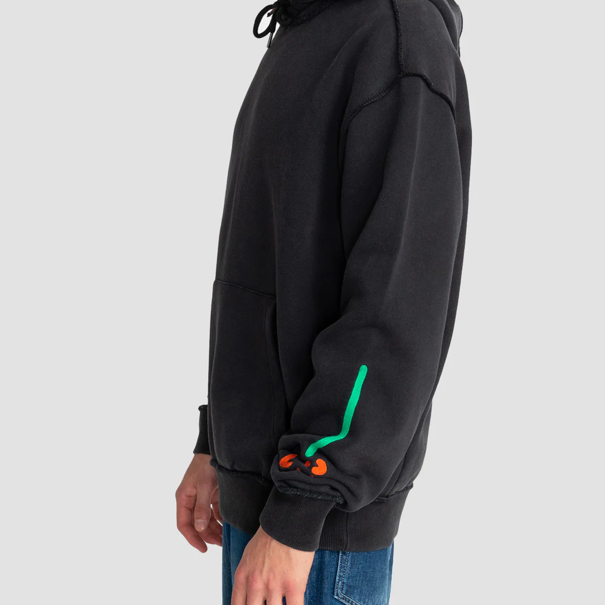 Element Skateboarding Mi Amor Pullover Hoodie Flint Black - Image 4