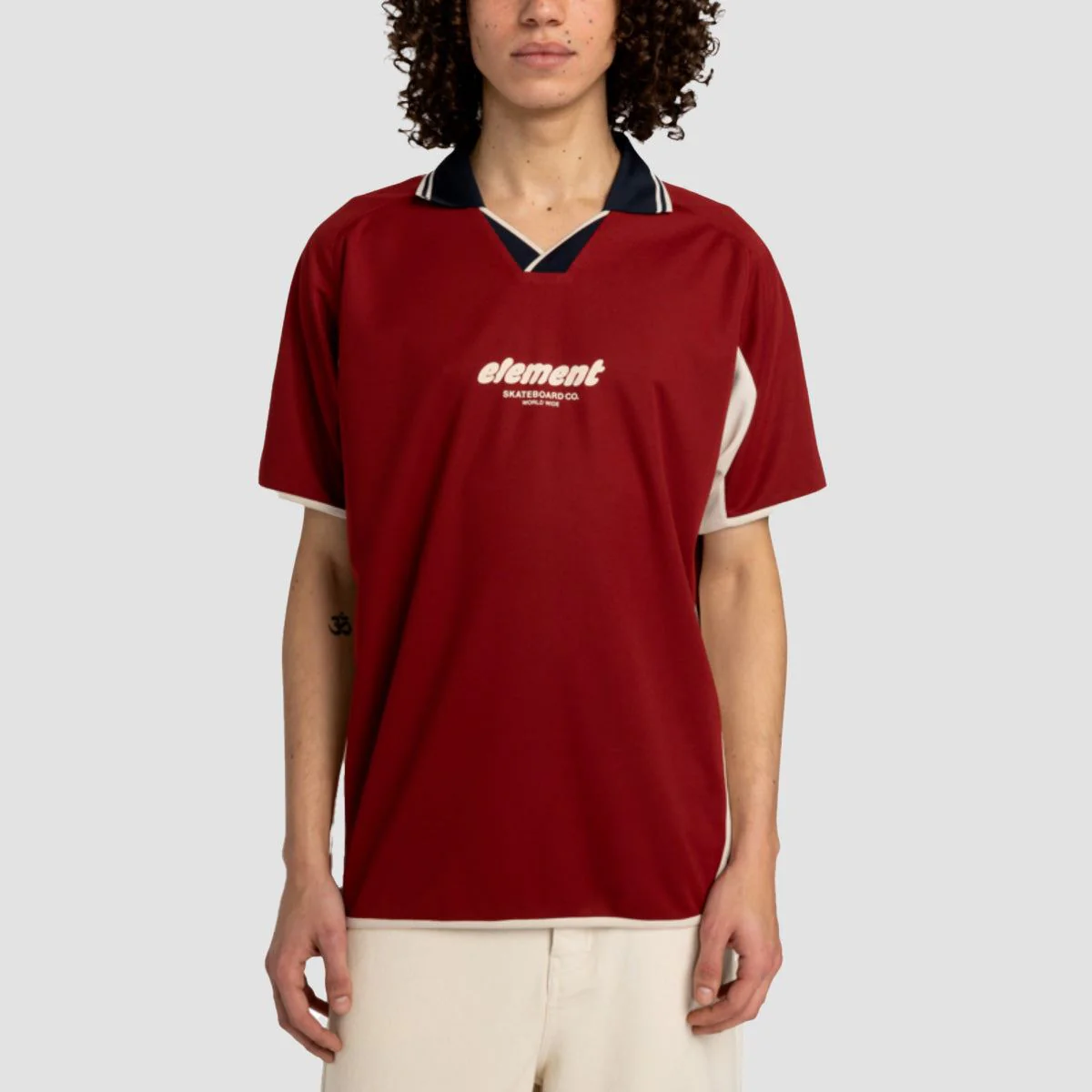 Element Soccer Game T-Shirt Pomegrenate