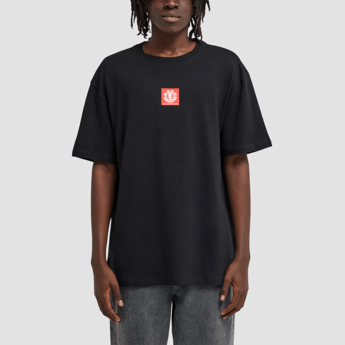 Element Square Logo T-Shirt Flint Black