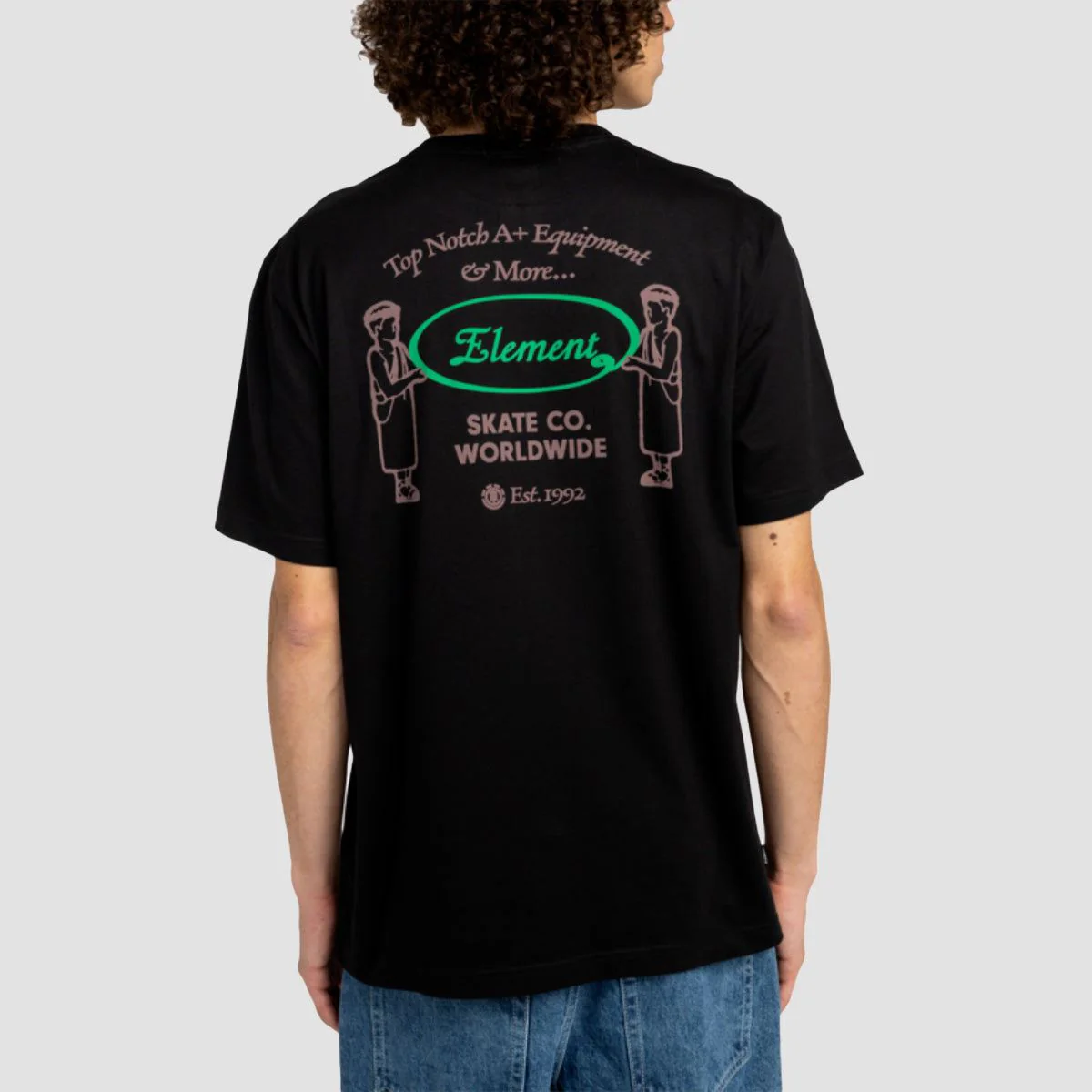 Element Top Notch T-Shirt Flint Black - Image 2