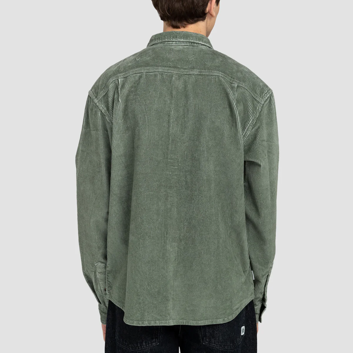 Element Tree Icon Corduroy Longsleeve Shirt Agave Green - Image 2