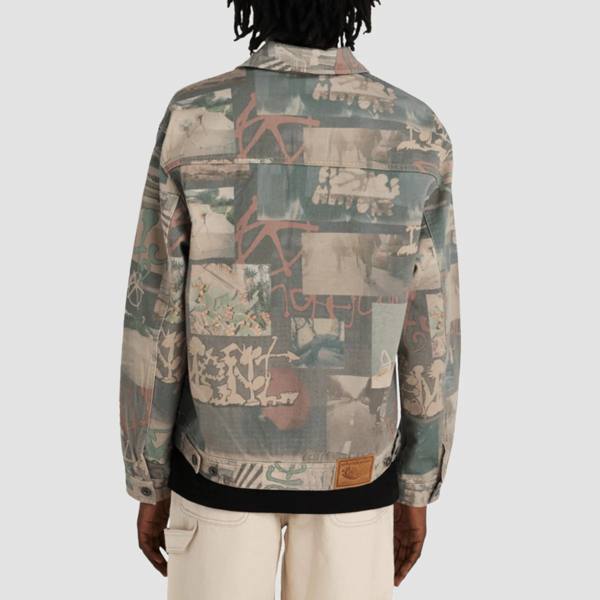 Element Trucker Denim Jacket Scenes Washed - Image 2