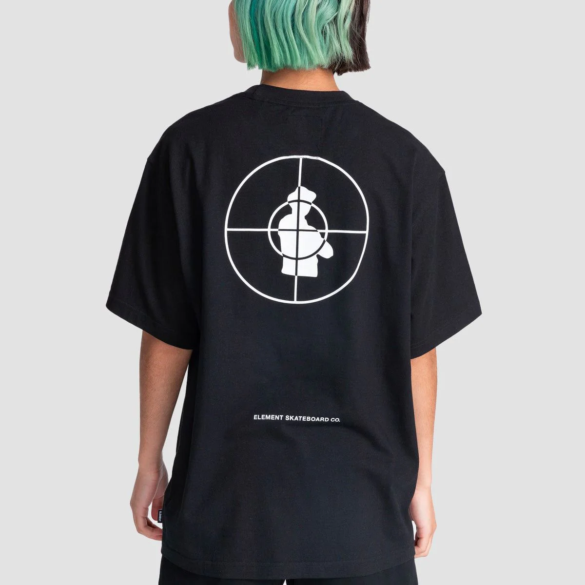 Element X Public Enemy Listen To T-Shirt Flint Black - Image 2