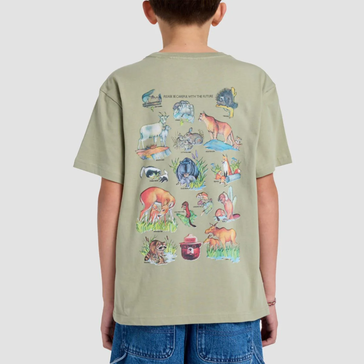 Element X Smokey Bear Animal T-Shirt Tea - Kids - Image 2