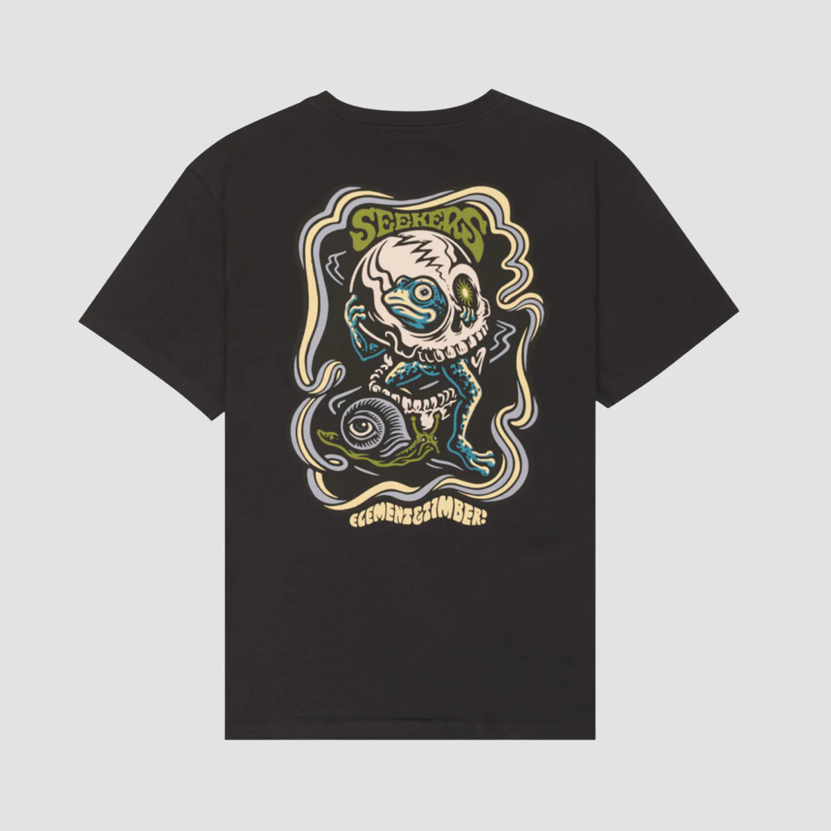Element X Timber Hermit T-Shirt Off Black - Kids