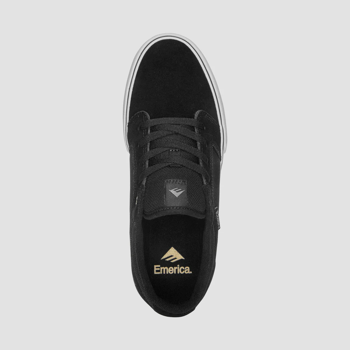 Emerica Cadence Shoes - Black/White/Gold - Image 2