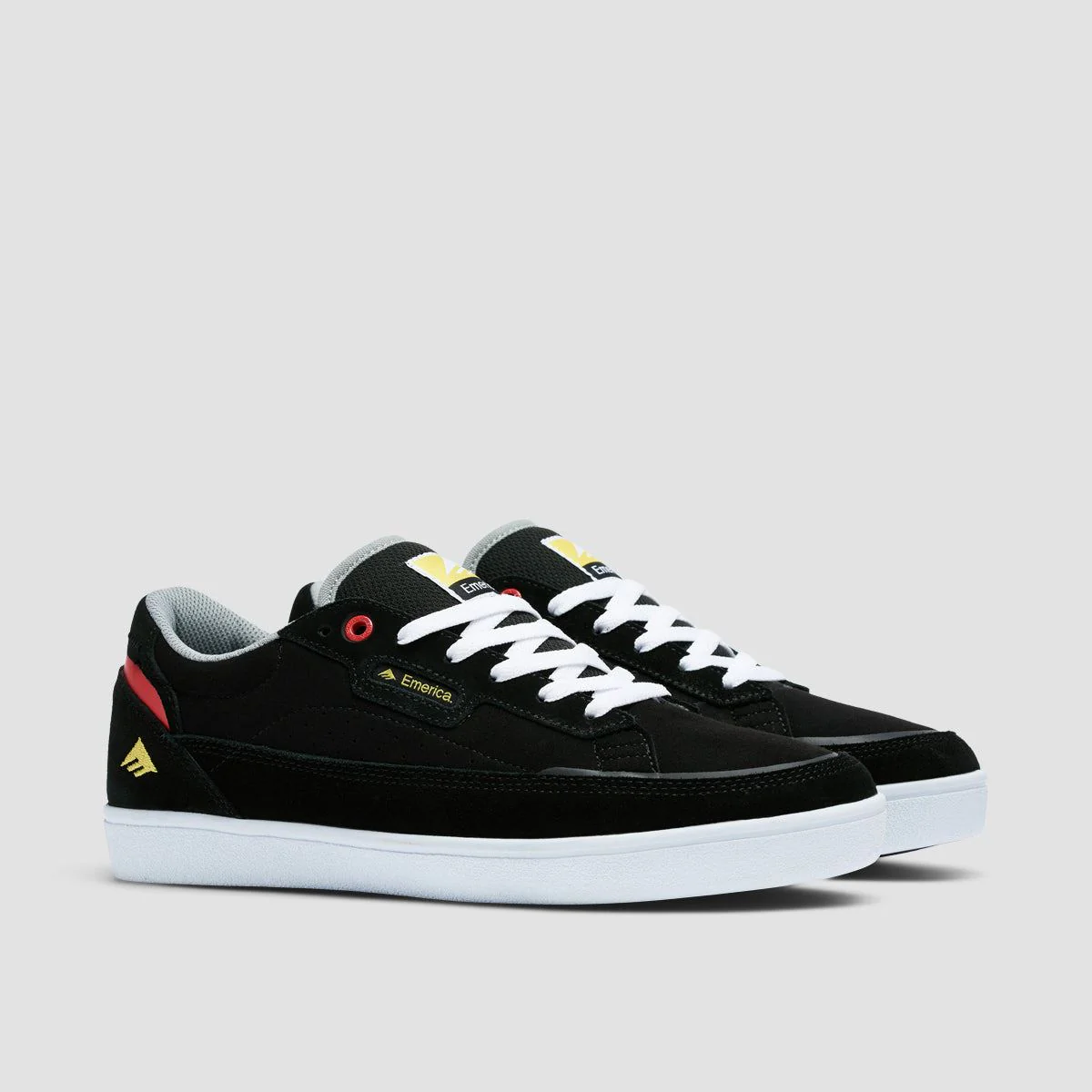 Emerica Gamma Shoes Black/White/Red - Image 2