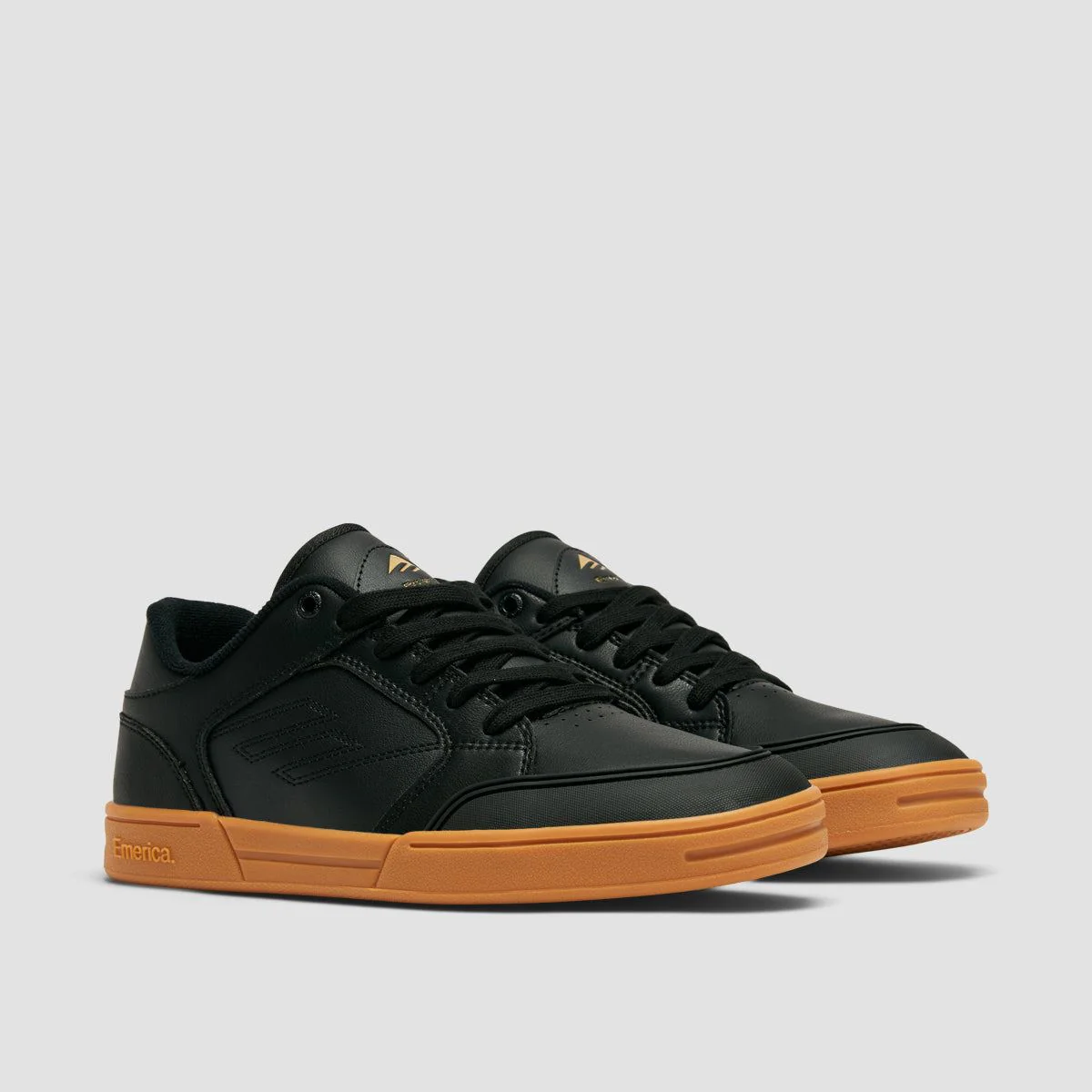Emerica Heritic Shoes - Black/Gum - Image 2