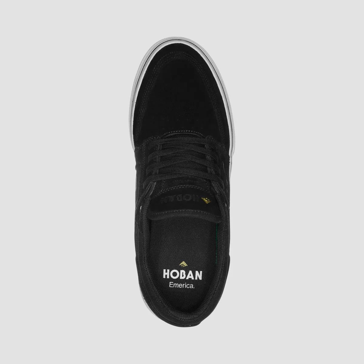 Emerica Hoban Shoes - Black/White/Gold - Image 3