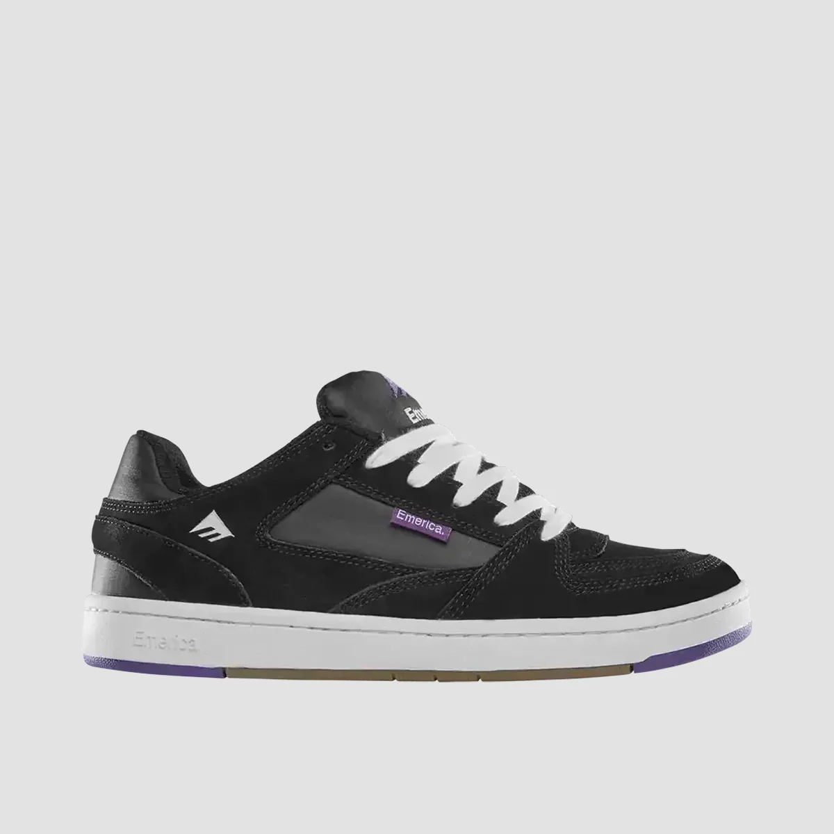 Emerica Mute Shoes - Black/White/Gum