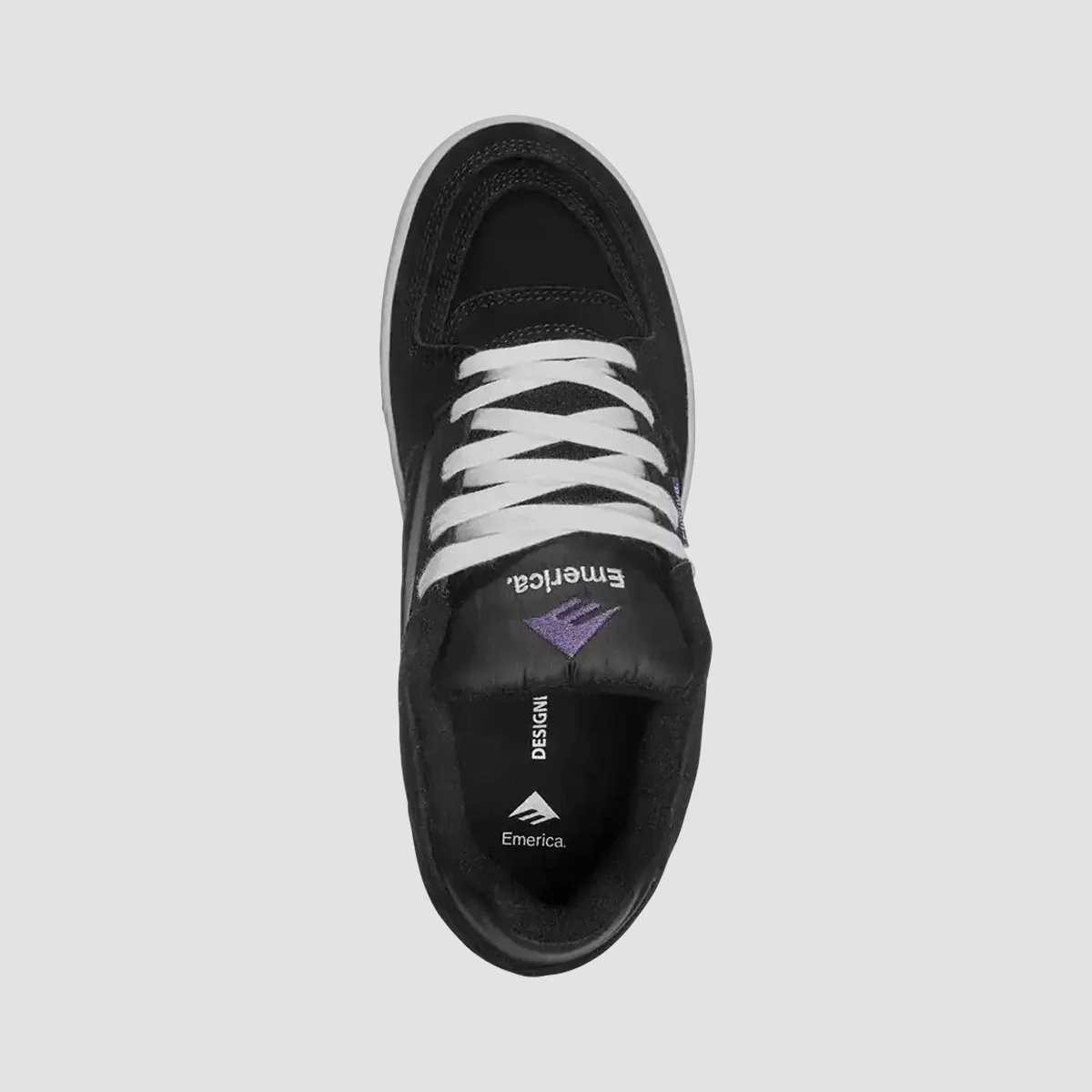 Emerica Mute Shoes - Black/White/Gum - Image 2