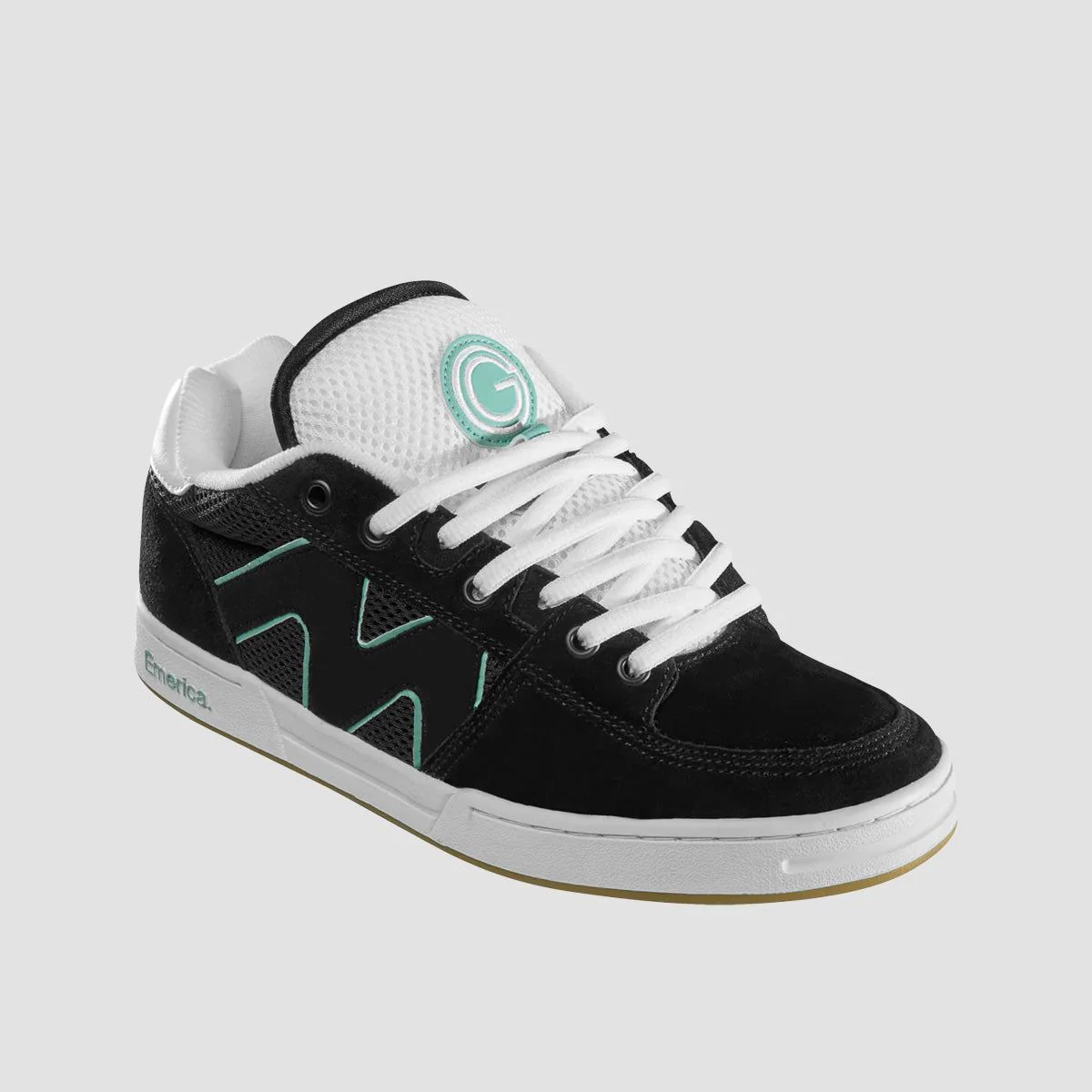 Emerica Og-1 Shoes - Black/White/Green - Image 2
