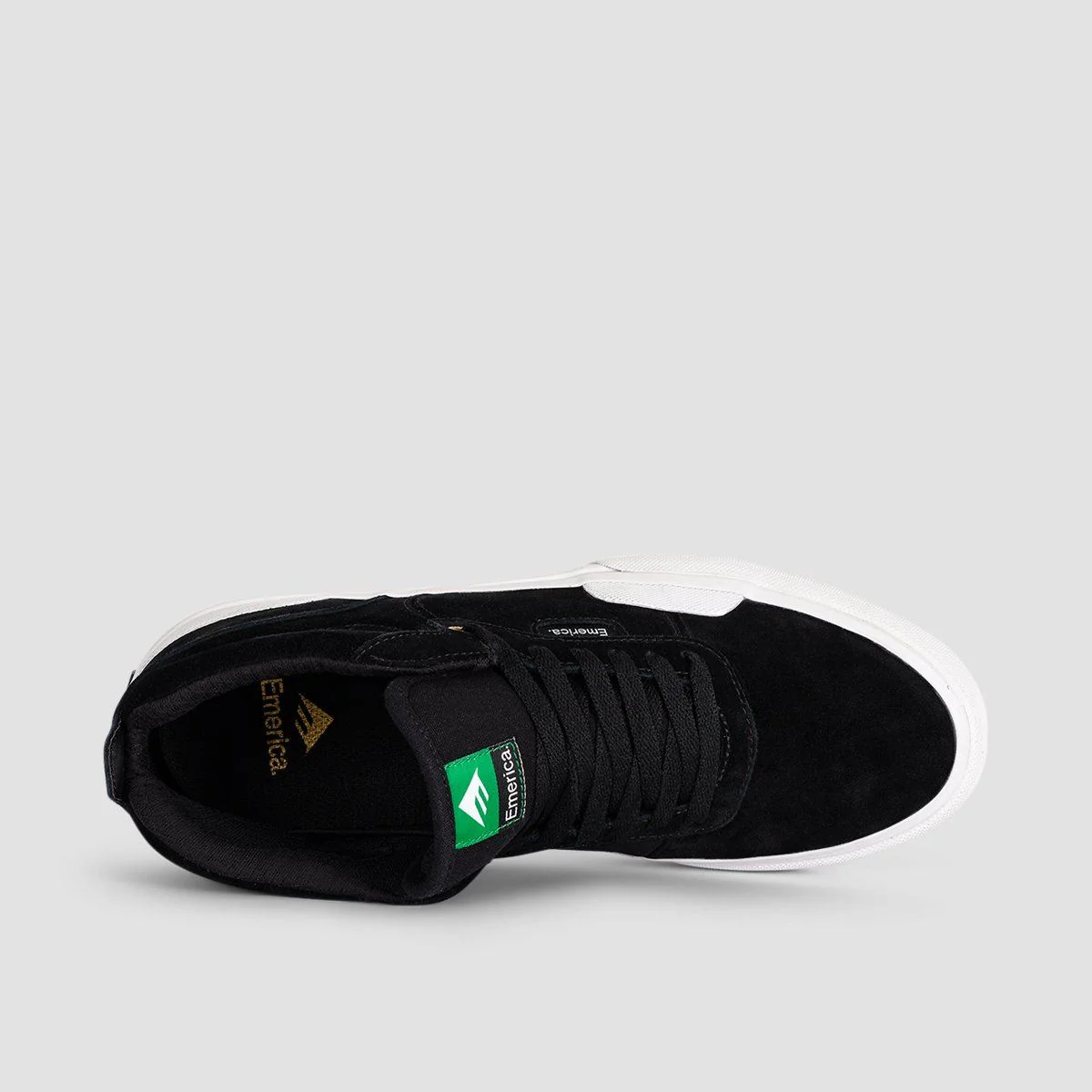 Emerica Pillar Shoes - Black/White/Gold - Image 4