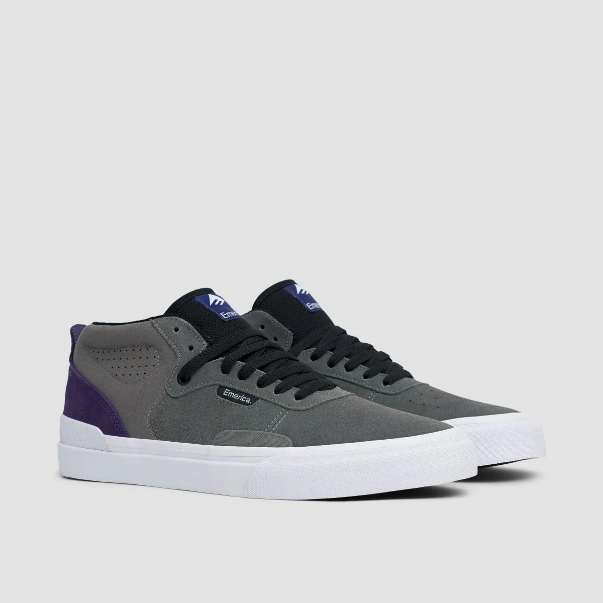 Emerica Pillar Shoes - Grey/Purple - Image 2