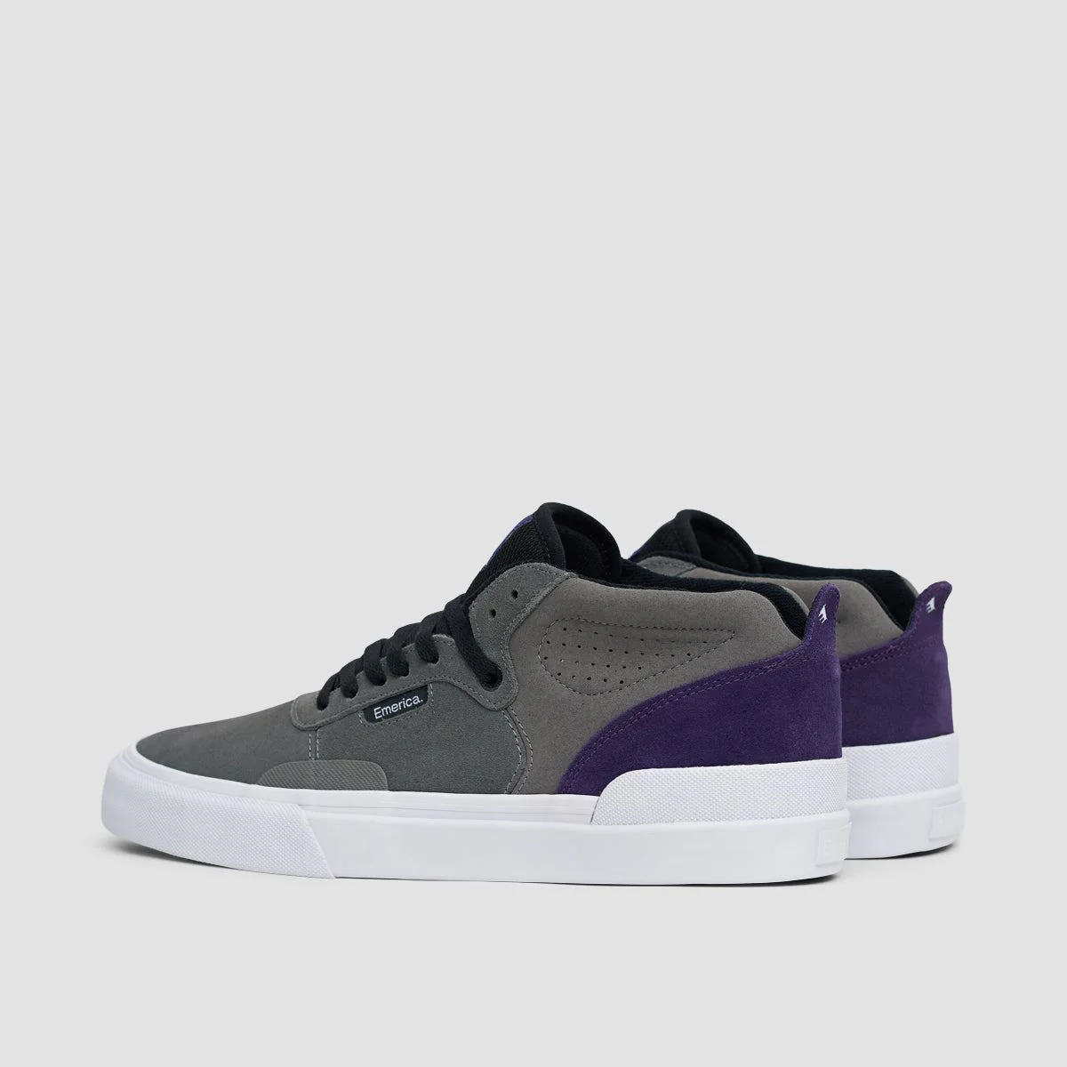 Emerica Pillar Shoes - Grey/Purple - Image 3