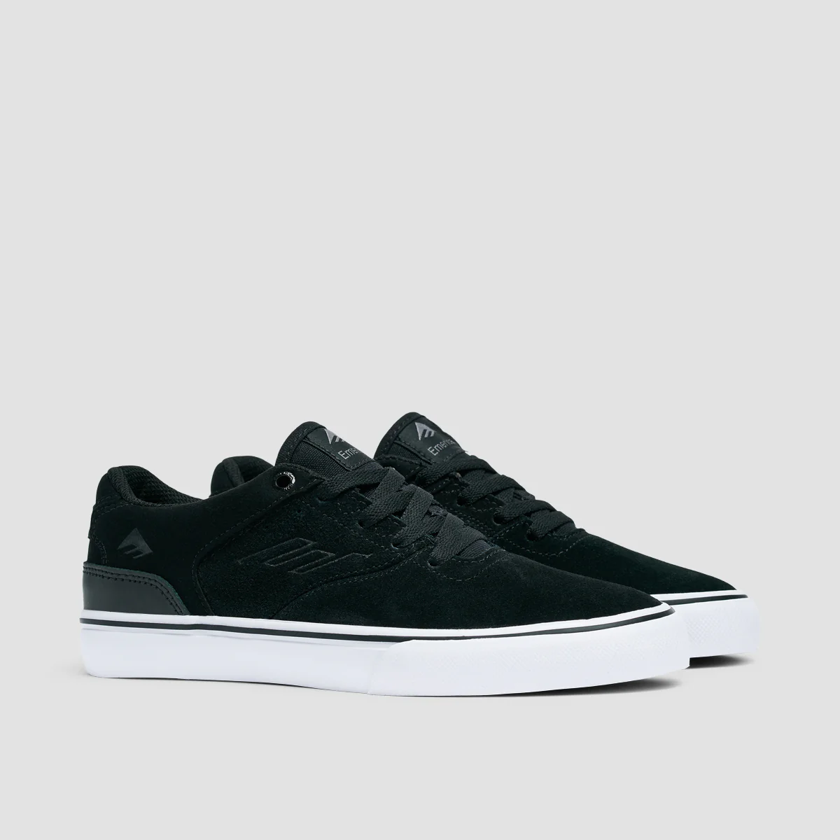 Emerica The Low Vulc Shoes Black/White/Gum - Kids - Image 2