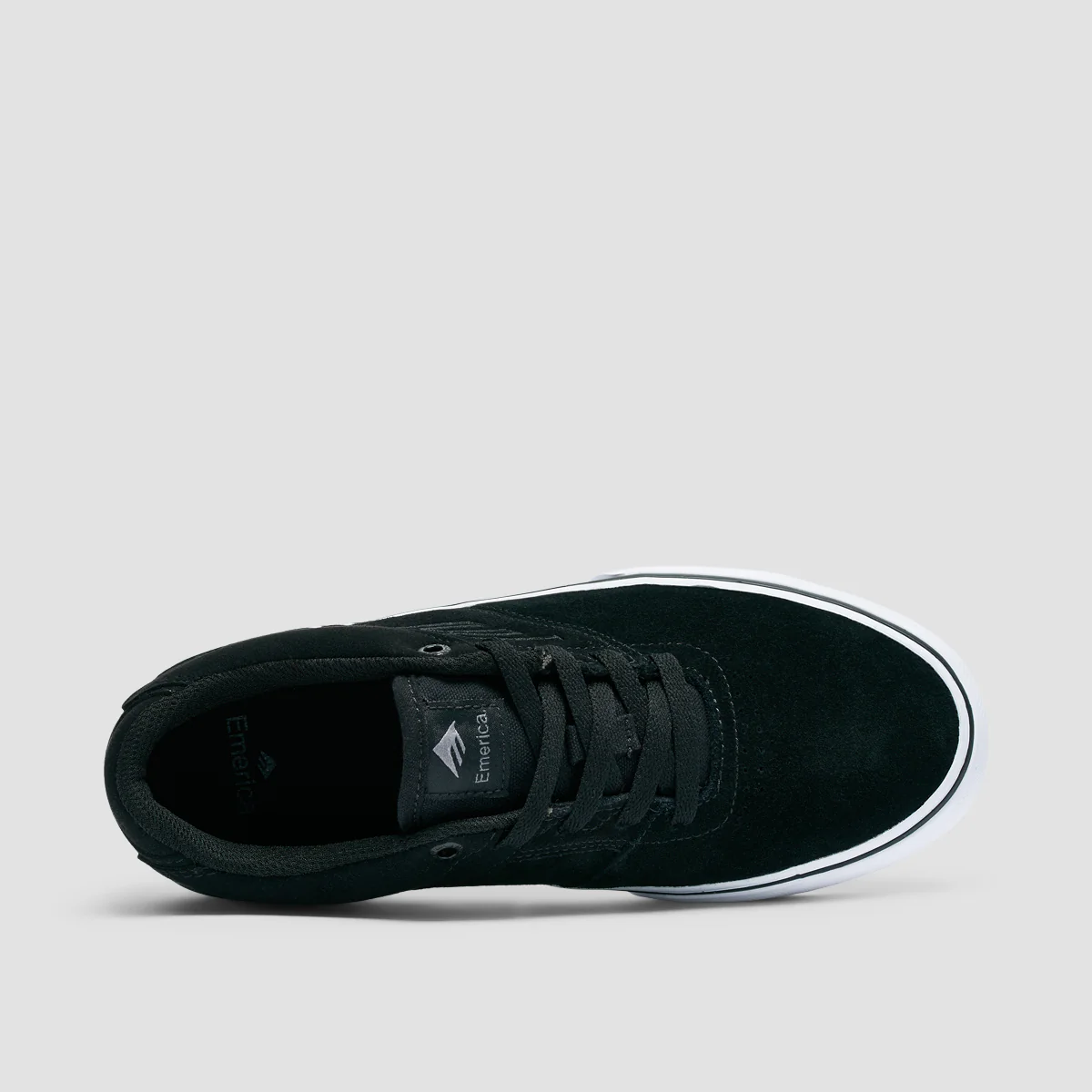Emerica The Low Vulc Shoes Black/White/Gum - Kids - Image 4