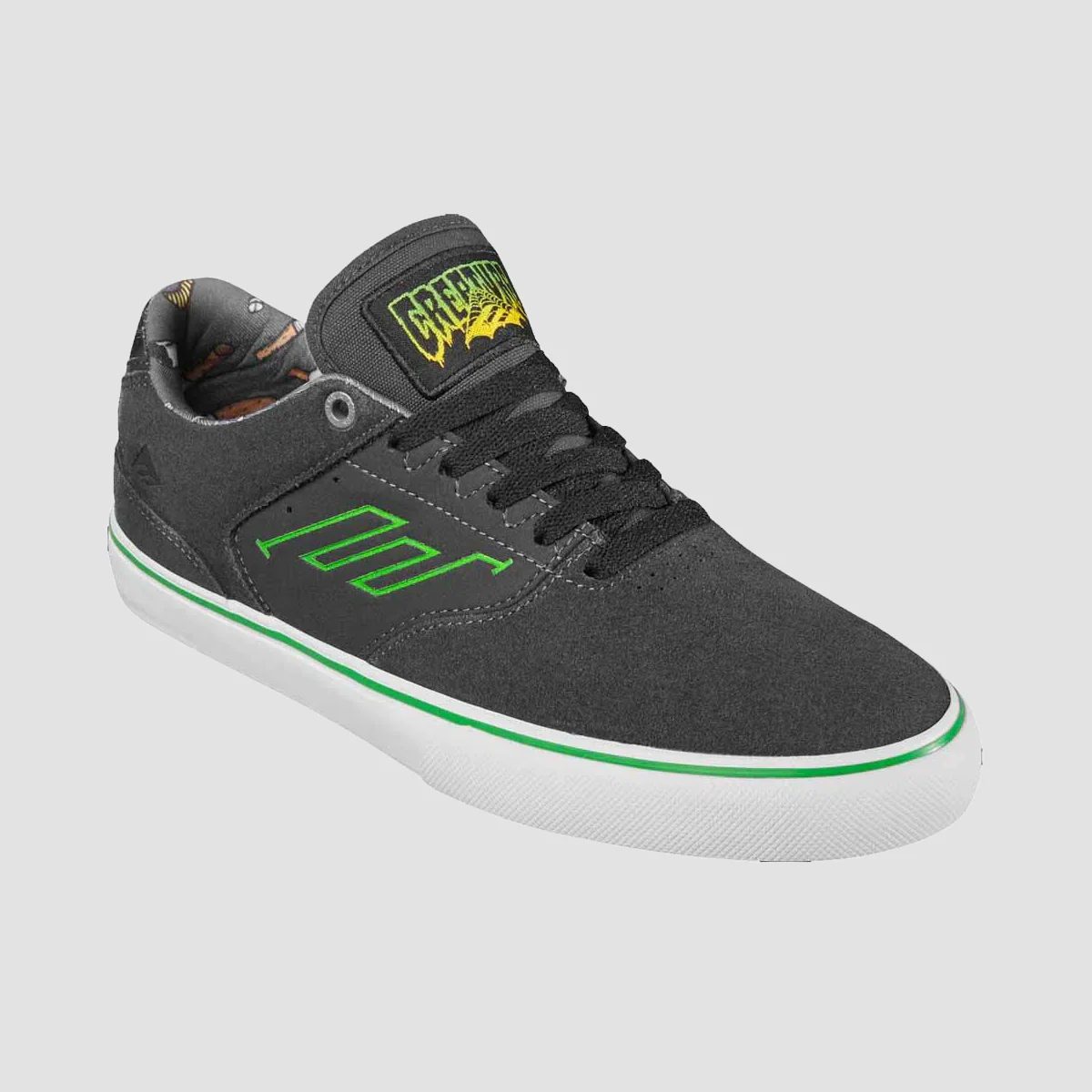Emerica The Low Vulc X Creature Shoes - Charcoal - Image 2