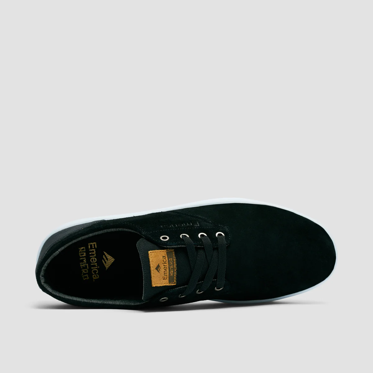 Emerica The Romero Laced Shoes Black/Black/White - Image 4
