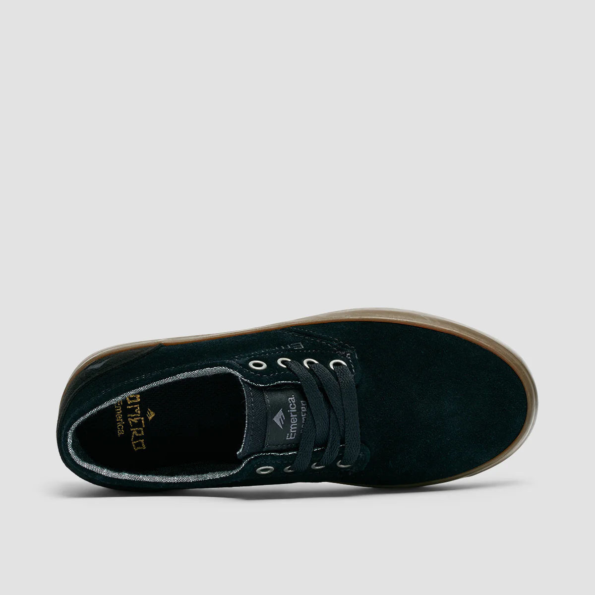 Emerica The Romero Laced Shoes Black/Gum - Kids - Image 4