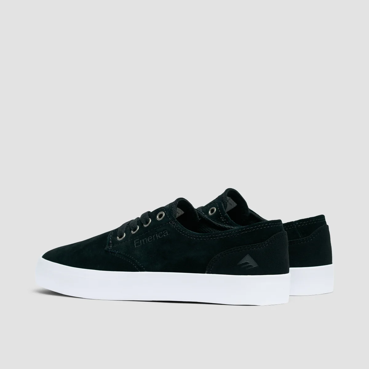 Emerica The Romero Laced Shoes Black/White/Gum - Kids - Image 3