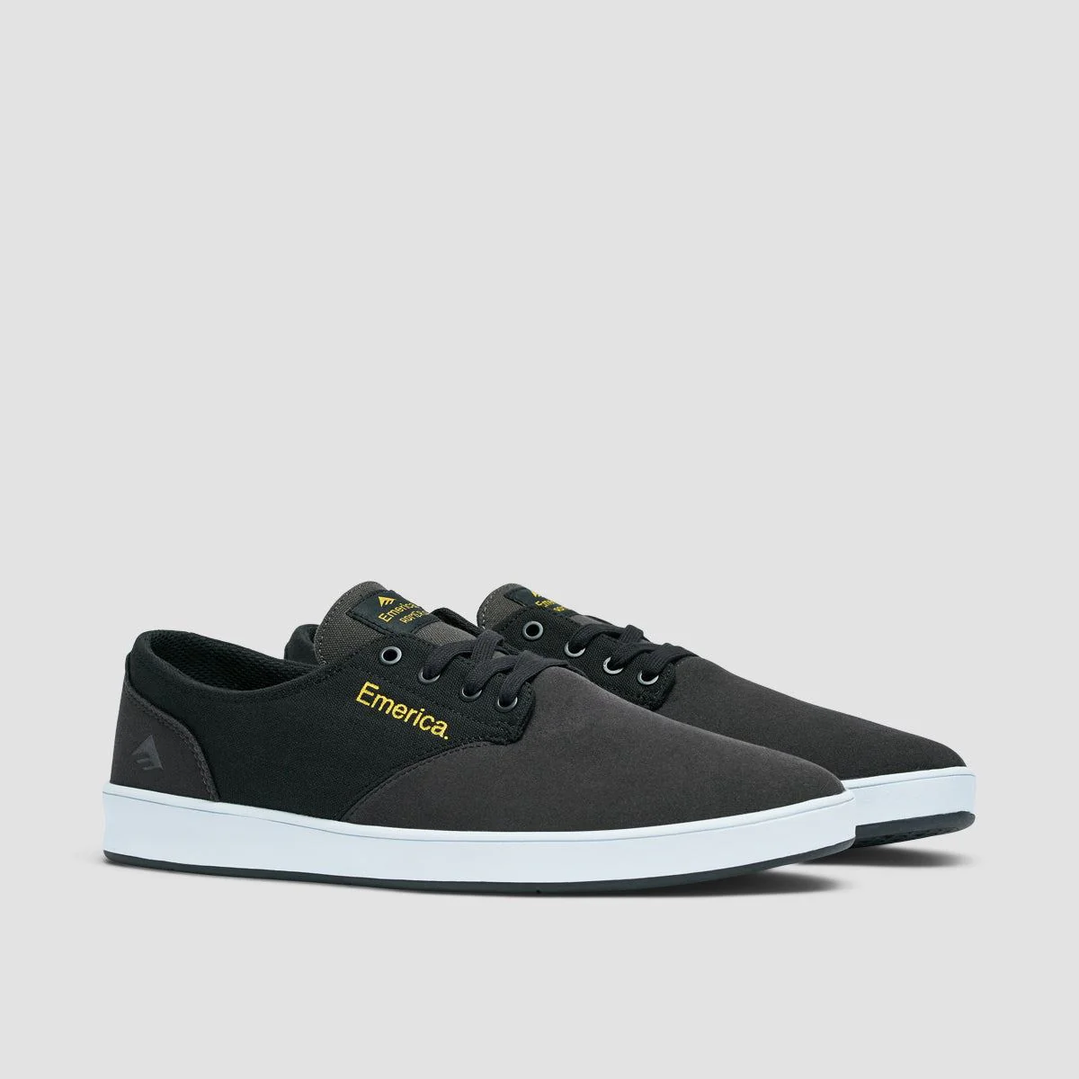 Emerica The Romero Laced Shoes Grey/Black/Yellow - Image 2
