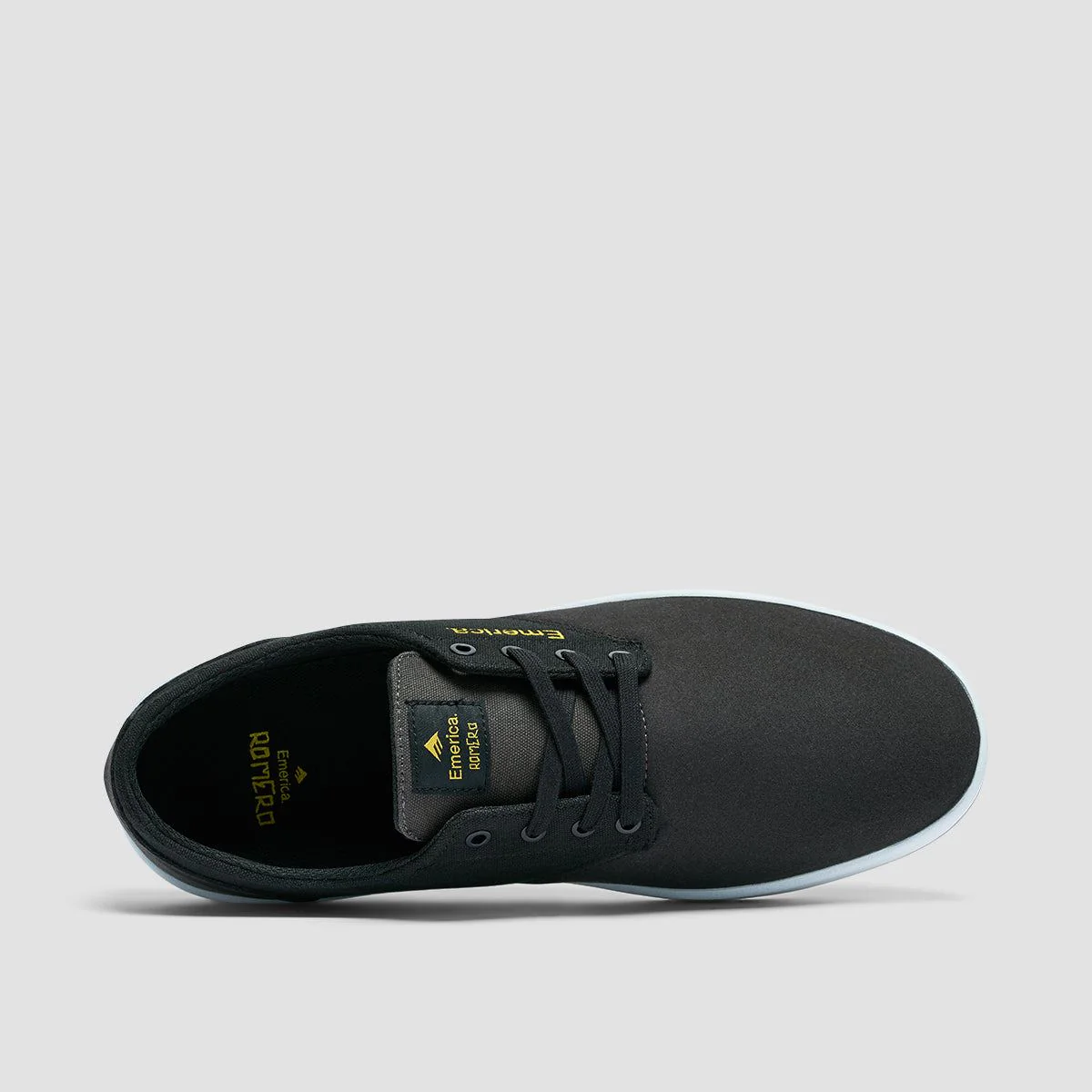 Emerica The Romero Laced Shoes Grey/Black/Yellow - Image 4
