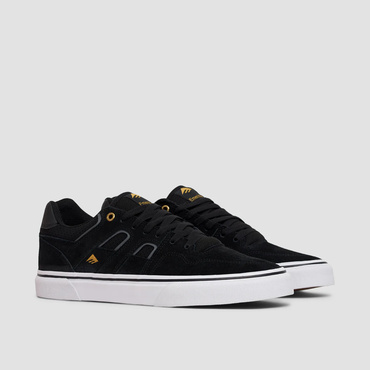 Emerica Tilt G6 Vulc Shoes - Black/White/Gold - Image 2