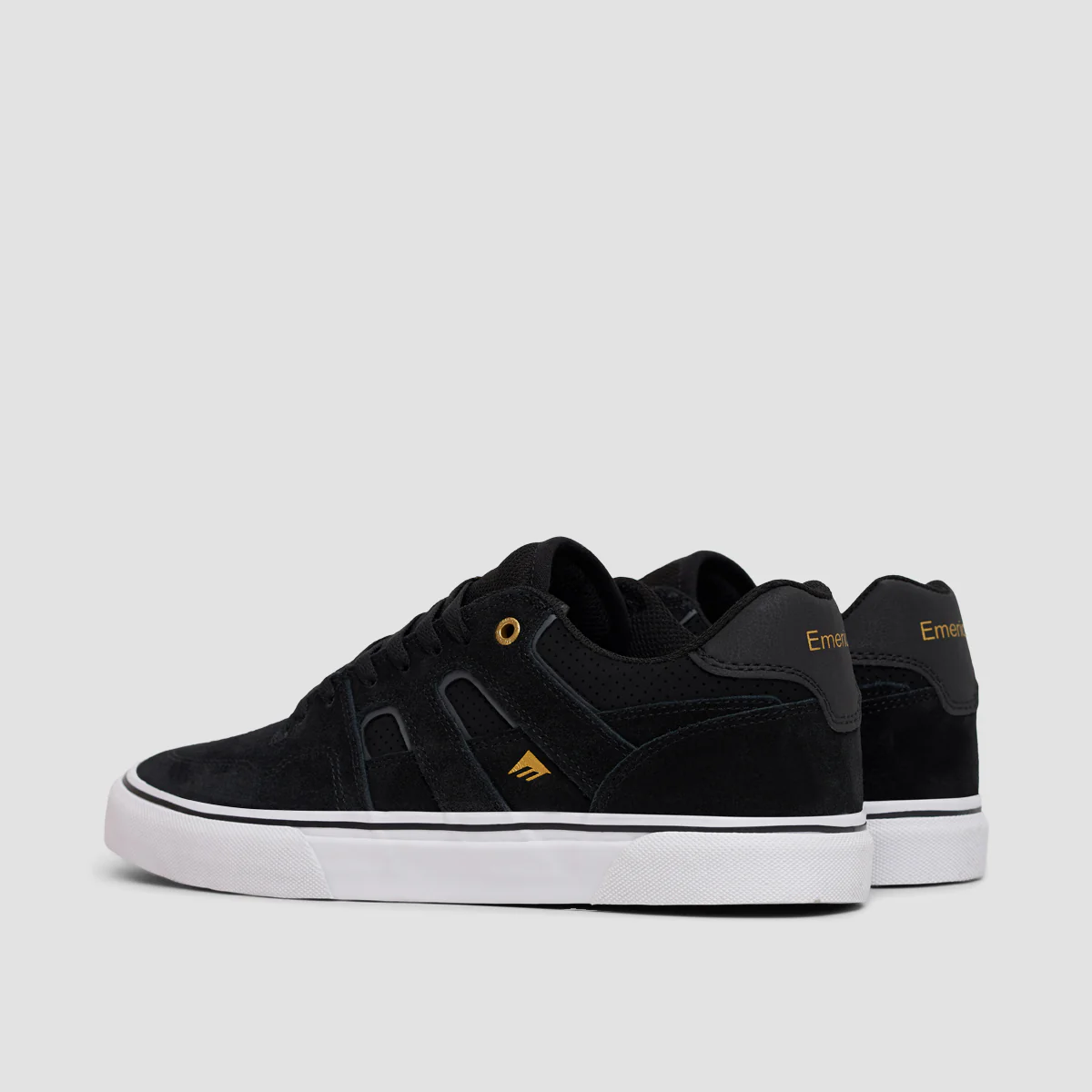 Emerica Tilt G6 Vulc Shoes - Black/White/Gold - Image 3