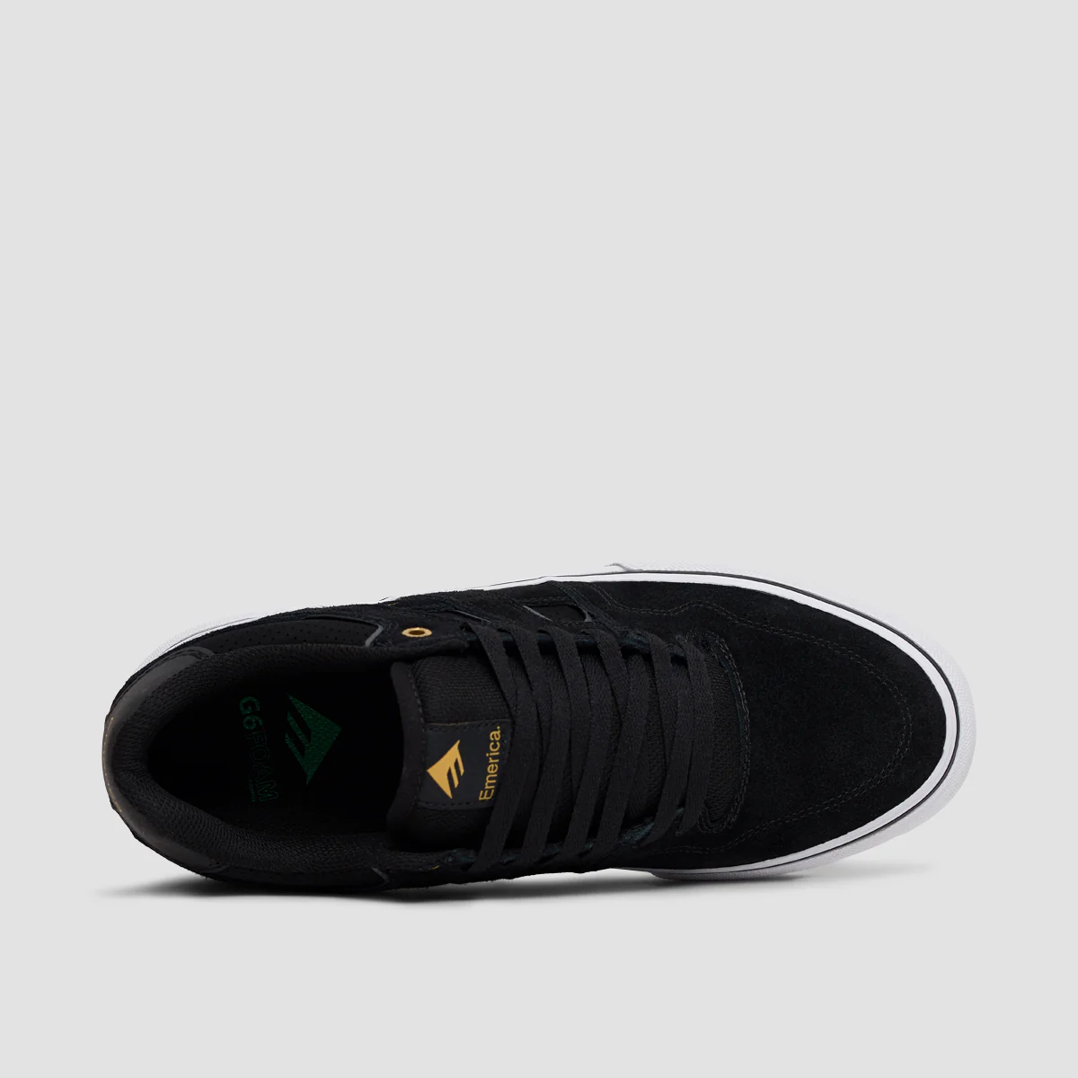 Emerica Tilt G6 Vulc Shoes - Black/White/Gold - Image 4