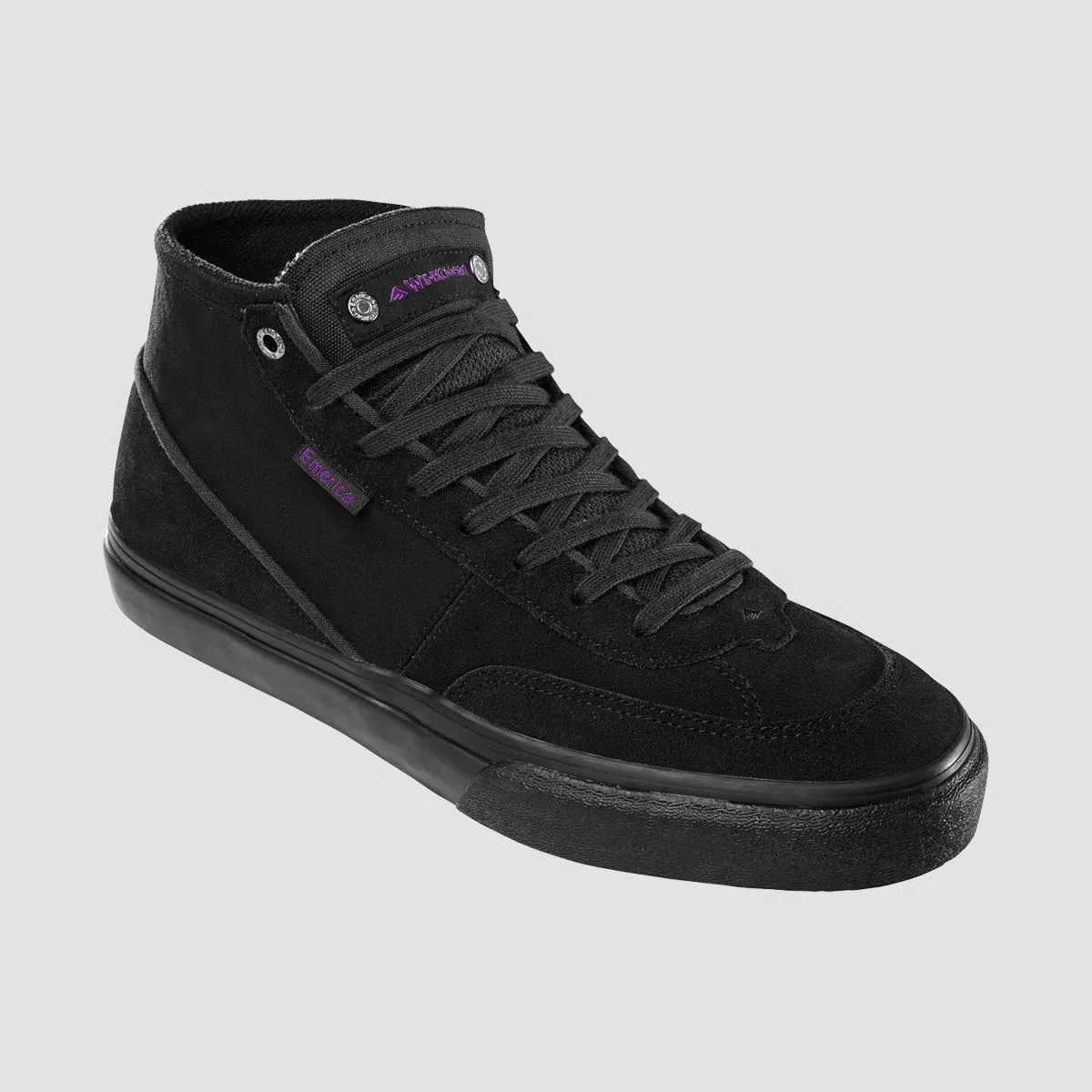 Emerica Winkowski High Top Shoes - Black/Black - Image 4